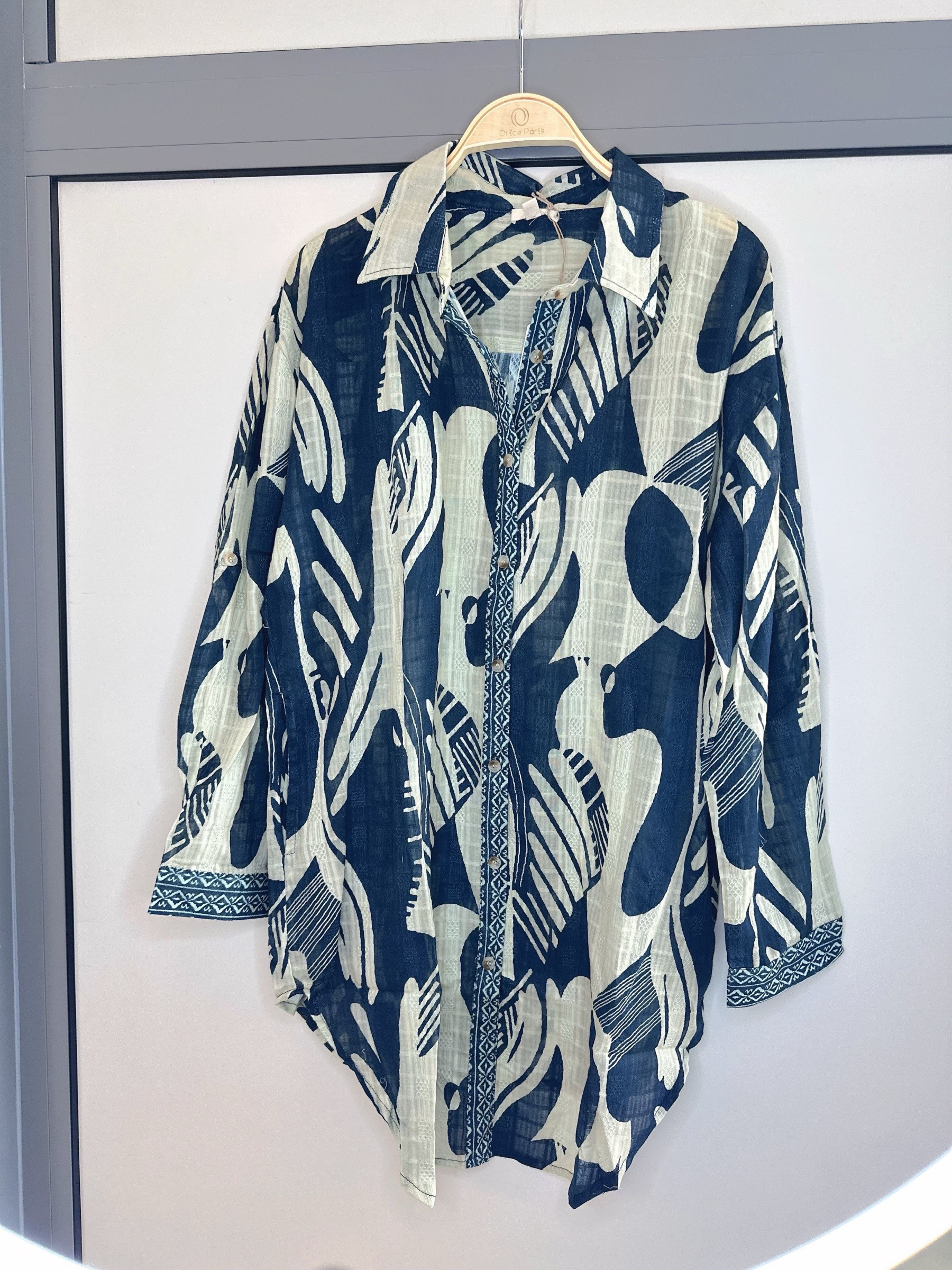 Grossista Orice - Camicia lunga boho in cotone