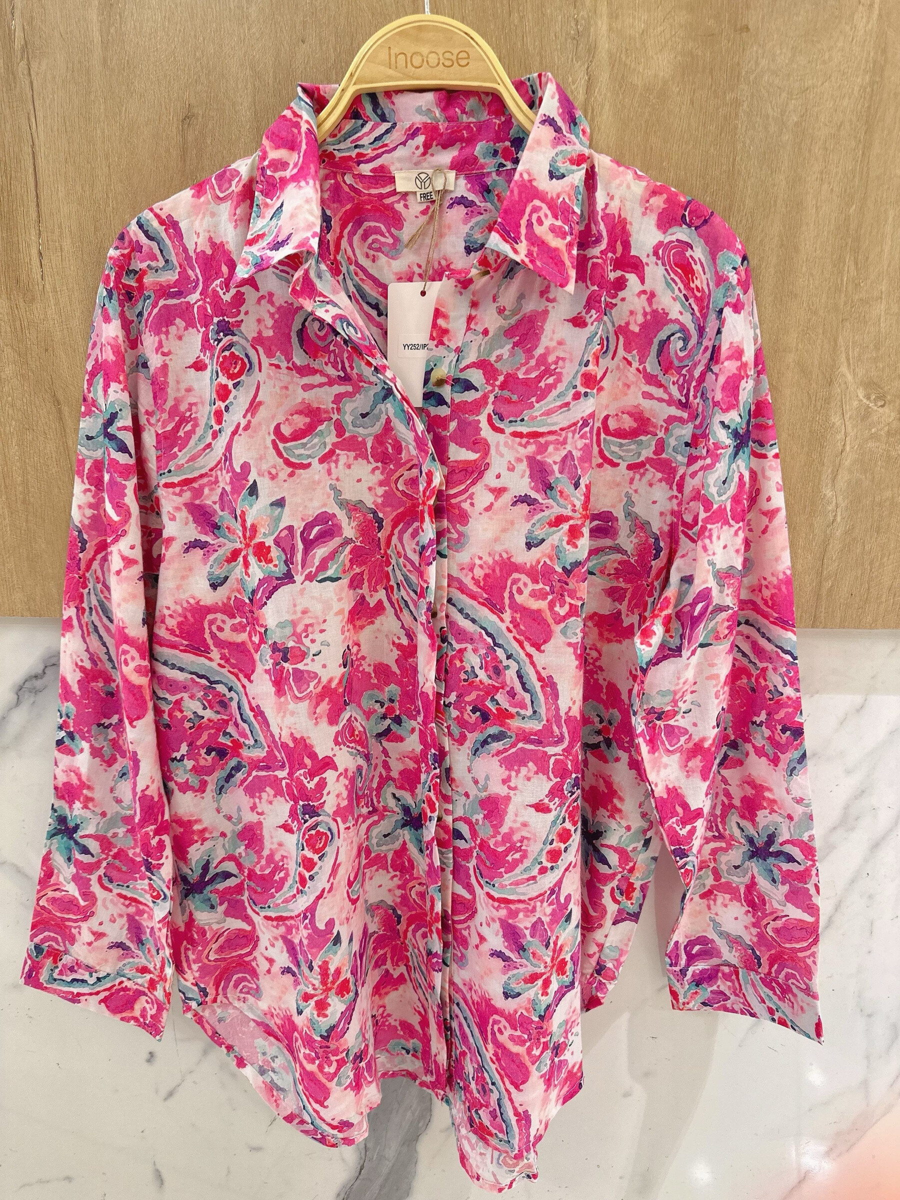 Wholesaler Orice - Indian printed cotton sleeve shirt