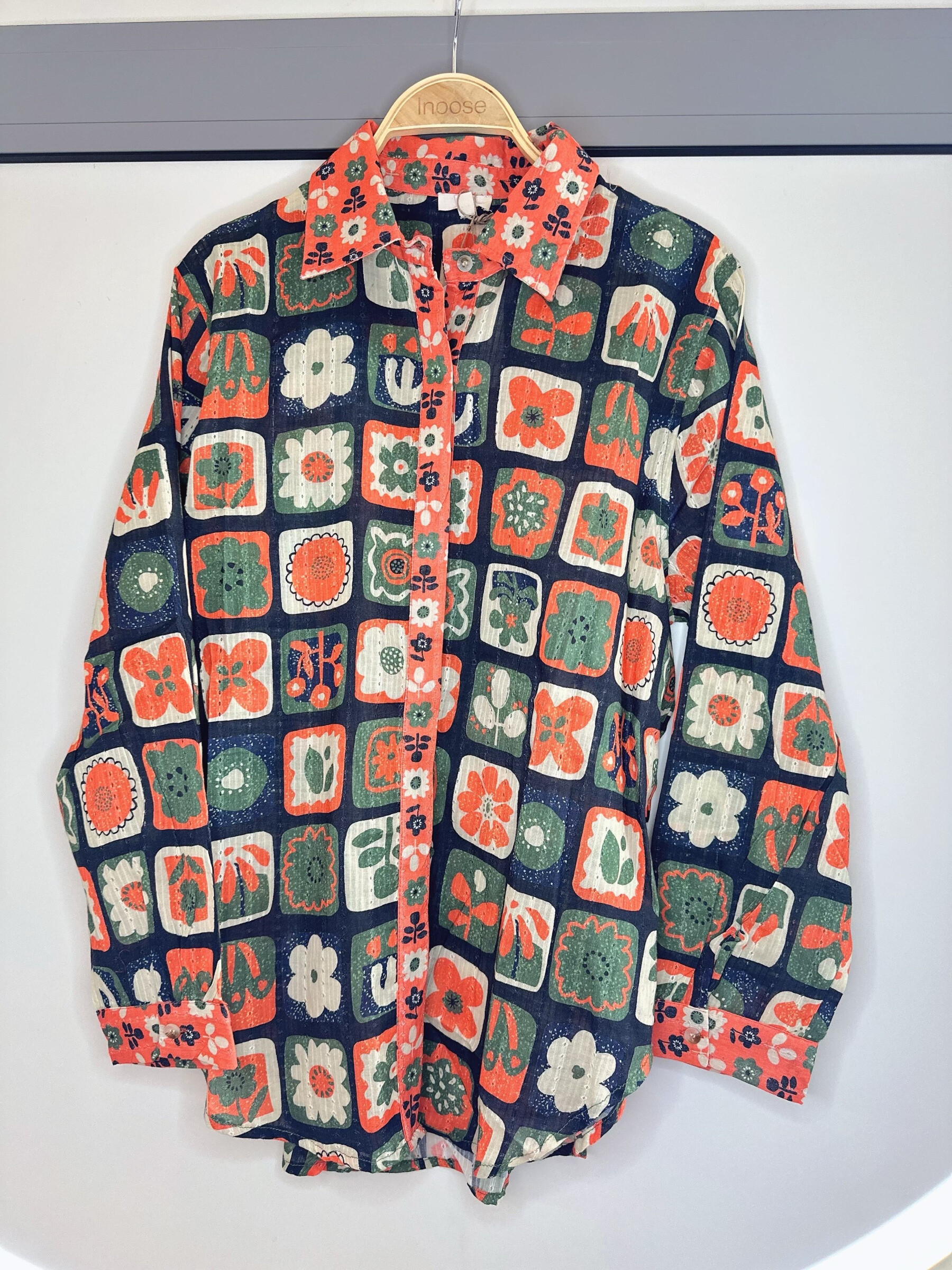 Grossiste Orice - Chemise en coton imprimé