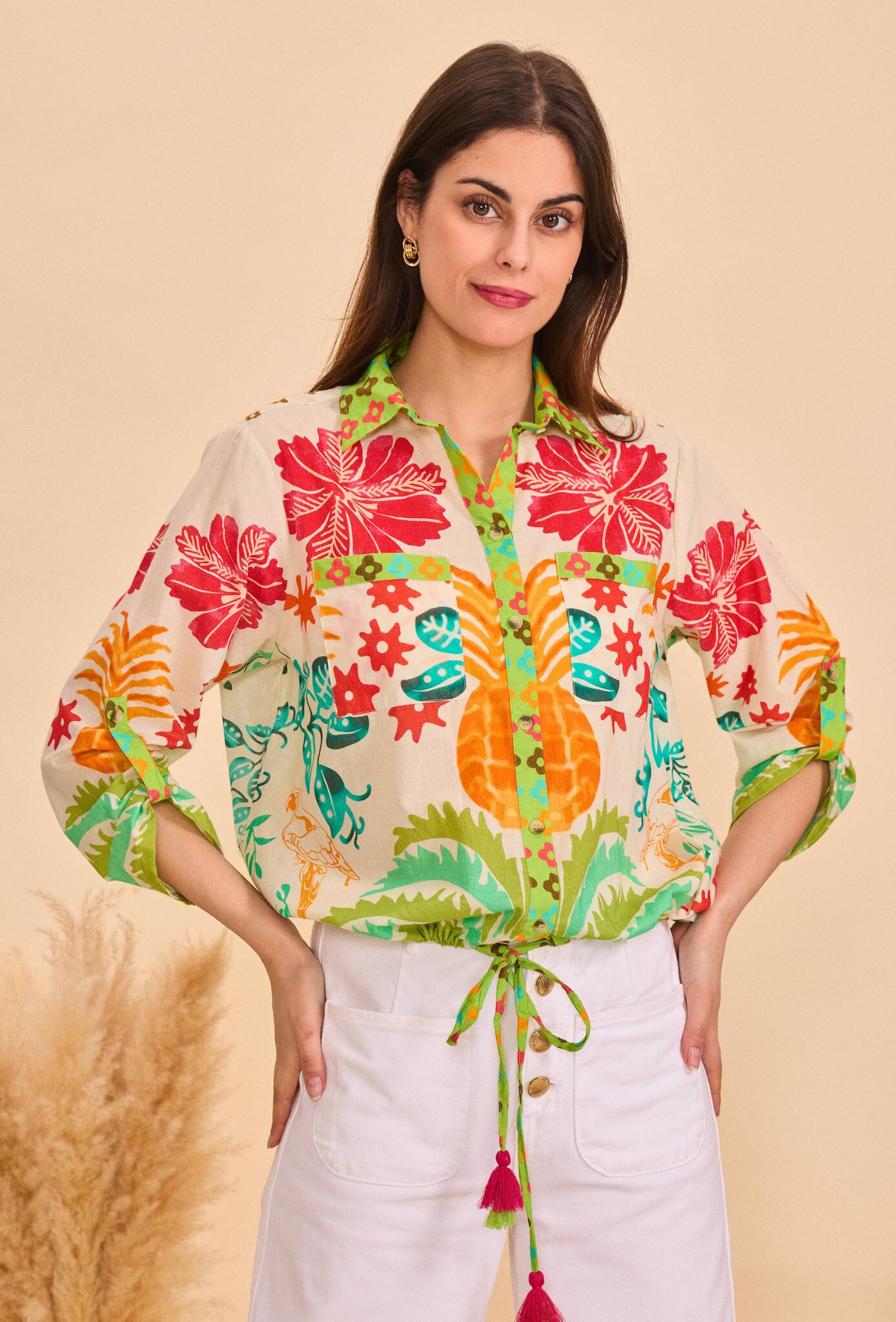 Wholesaler Orice - Cotton patterned shirt