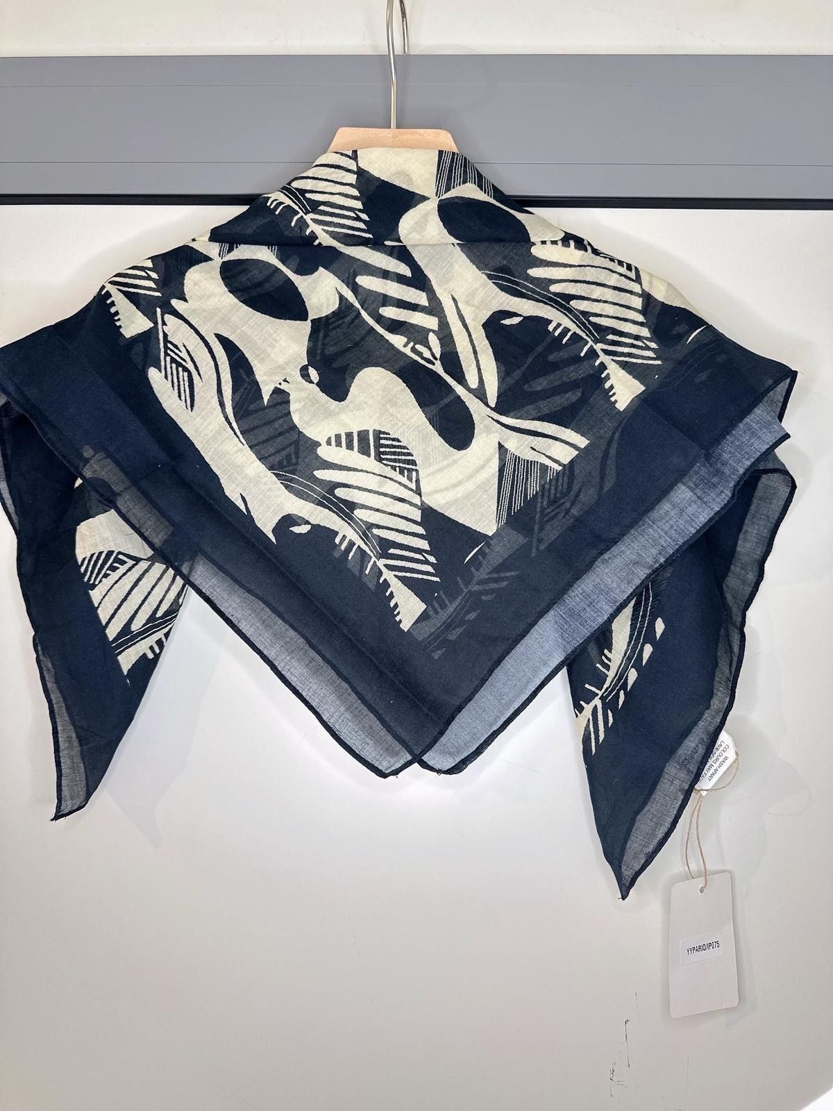 Grossista Orice - Sciarpa/sciarpa di cotone con motivi da 70*70 cm (5 cm di differenza)