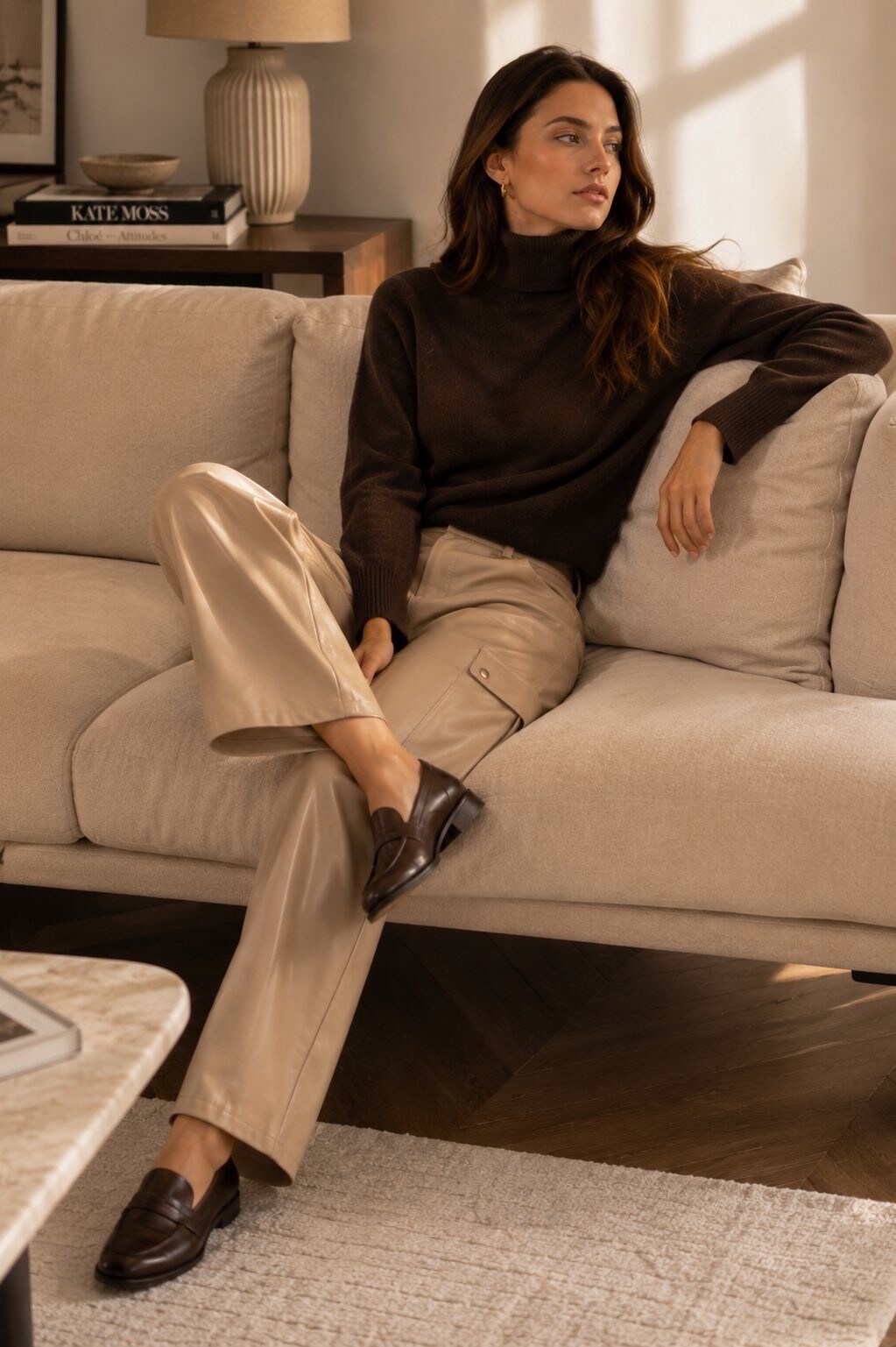 Grossiste Orice - Pantalon en similicuir