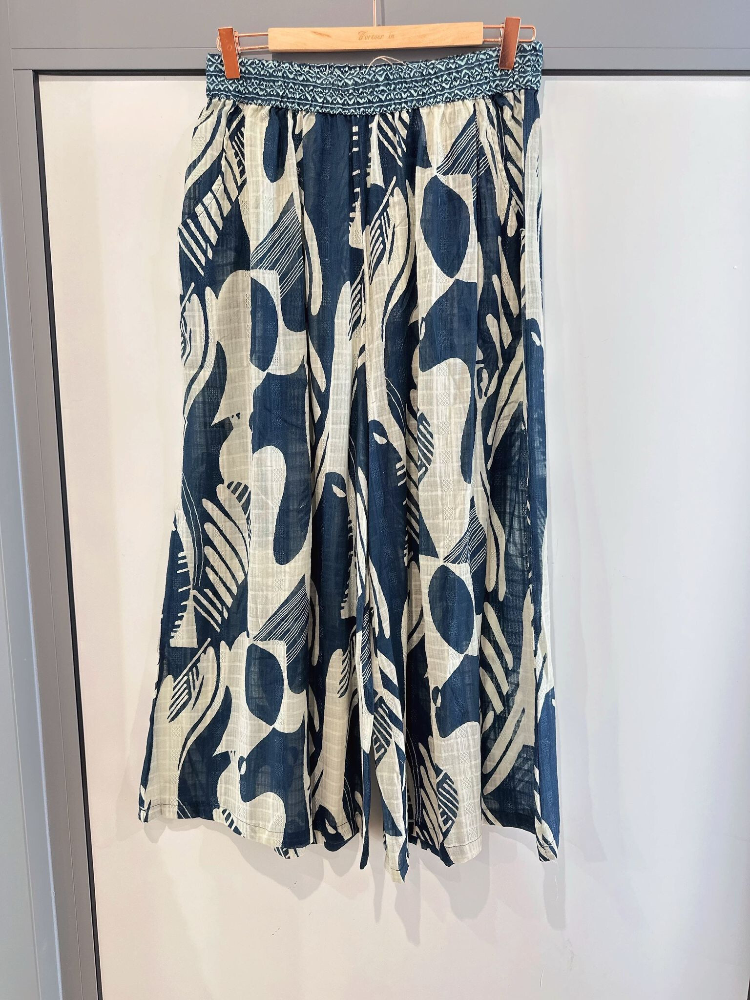 Grossista Orice - Pantaloni a gamba larga con vita elastica