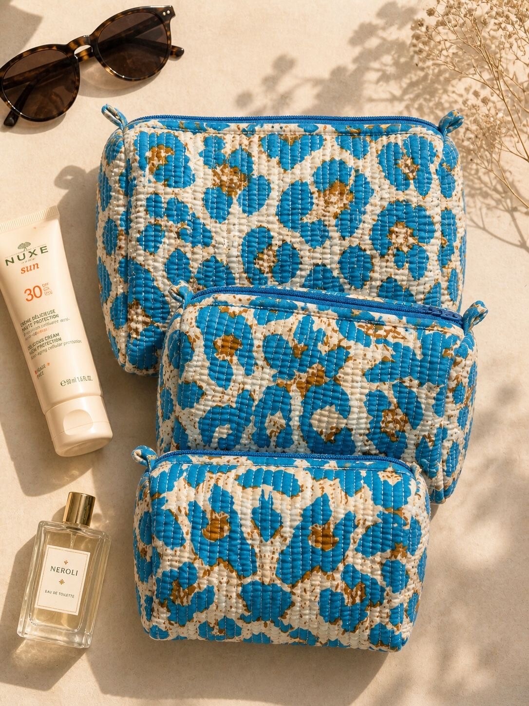 Mayorista Orice - SET DE 3 NECESERES ACOLCHADOS ESTAMPADOS