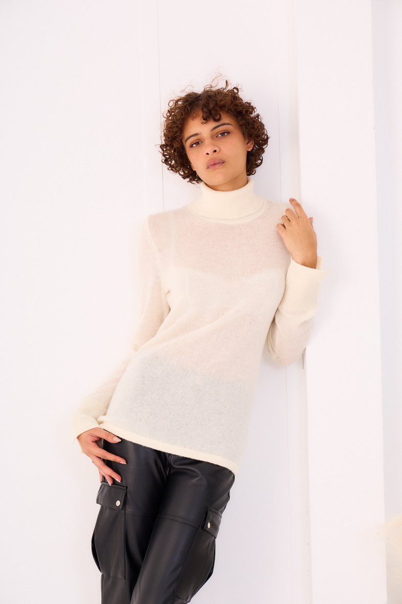 Wholesaler Orice - Cashmere turtleneck sweater