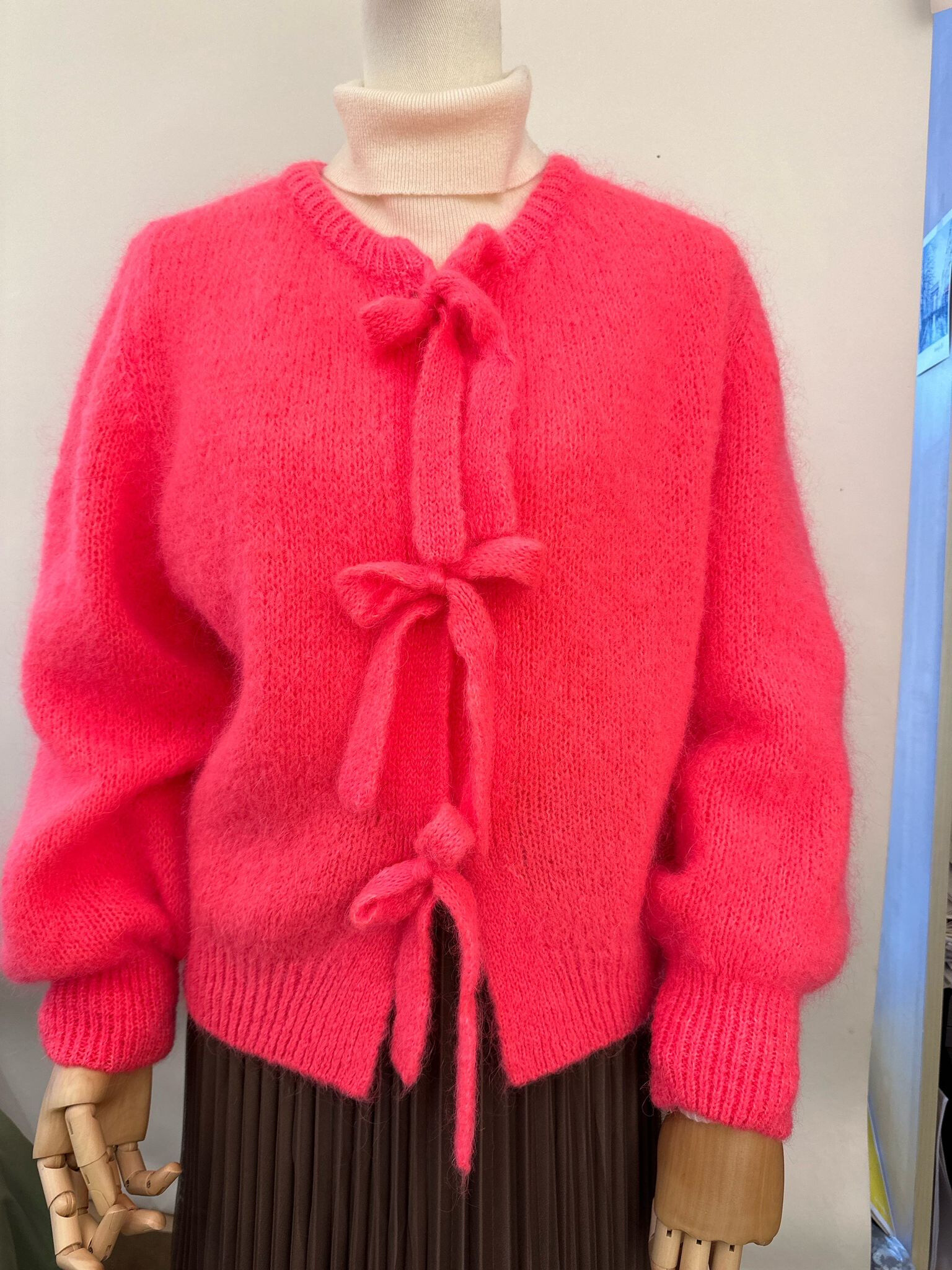 Großhändler Orice - Strickjacke aus Mohairwolle