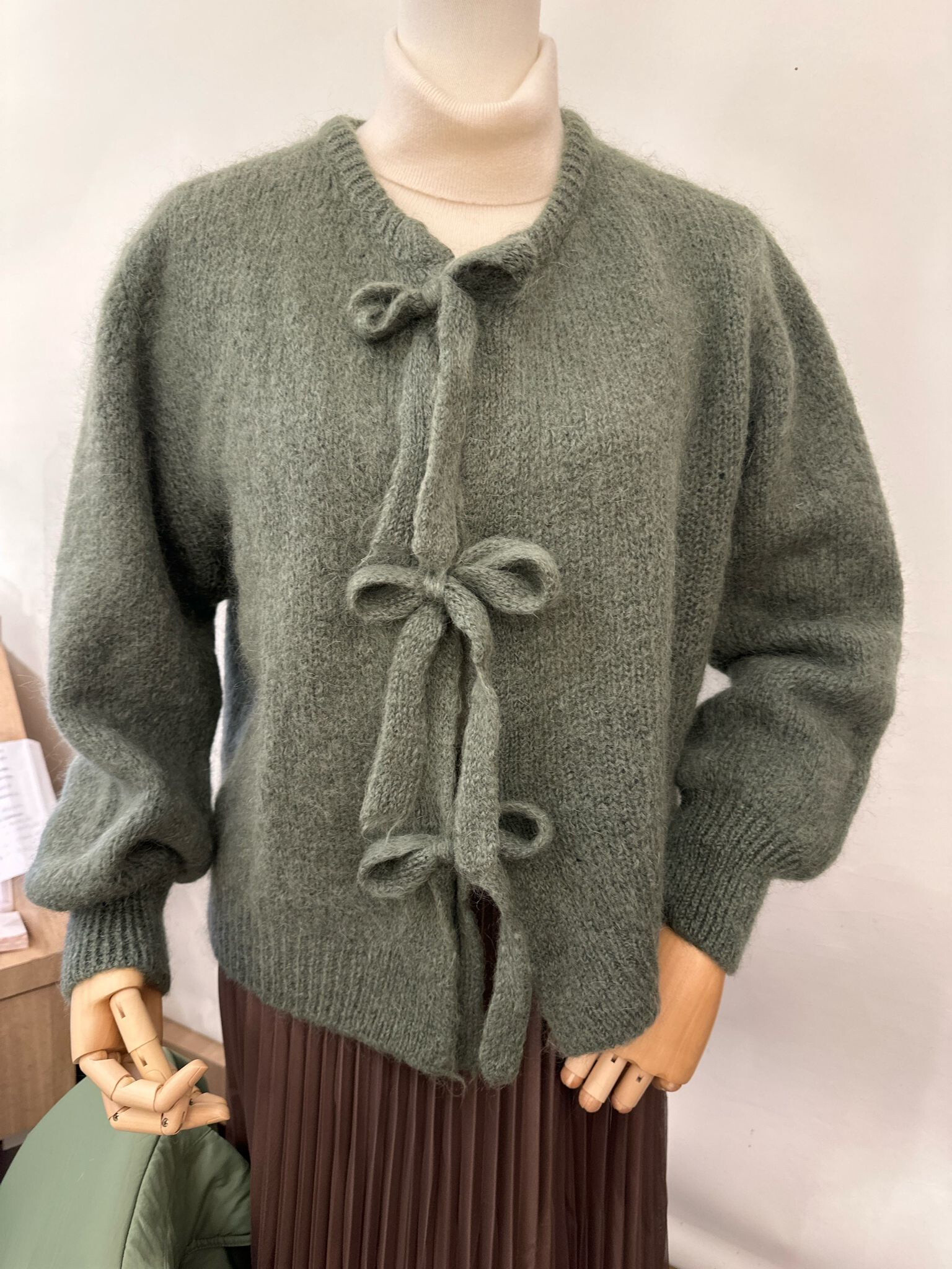 Großhändler Orice - Strickjacke aus Mohairwolle