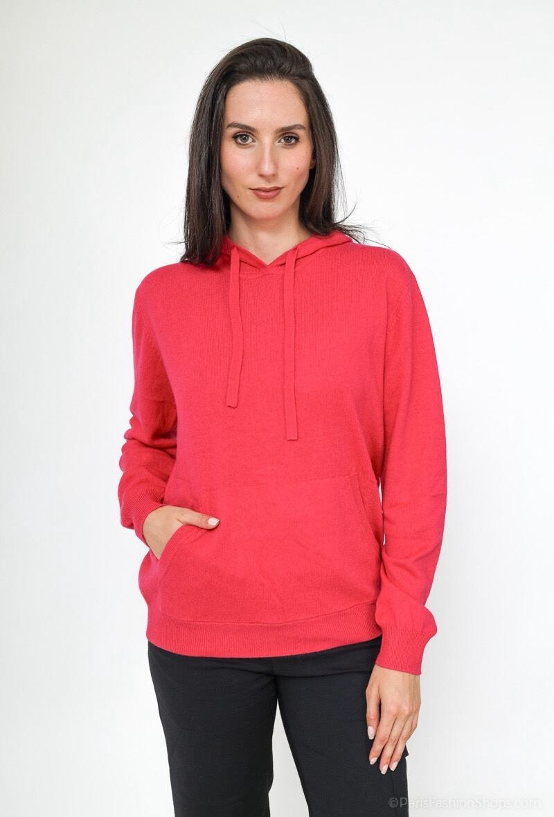 Wholesaler Orice - Cashmere knit hooded sweater