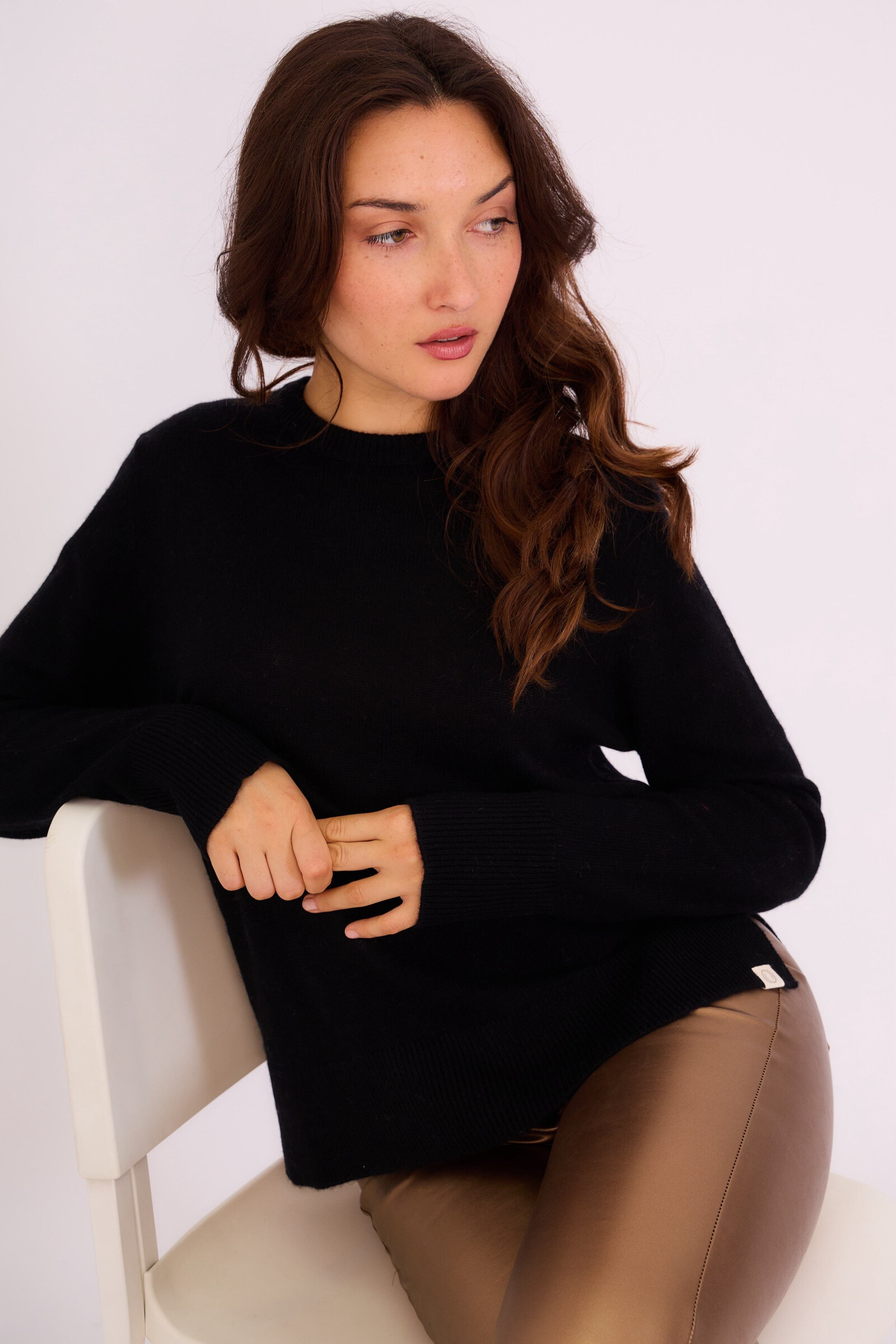 Wholesaler Orice - Cashmere crew-neck sweater