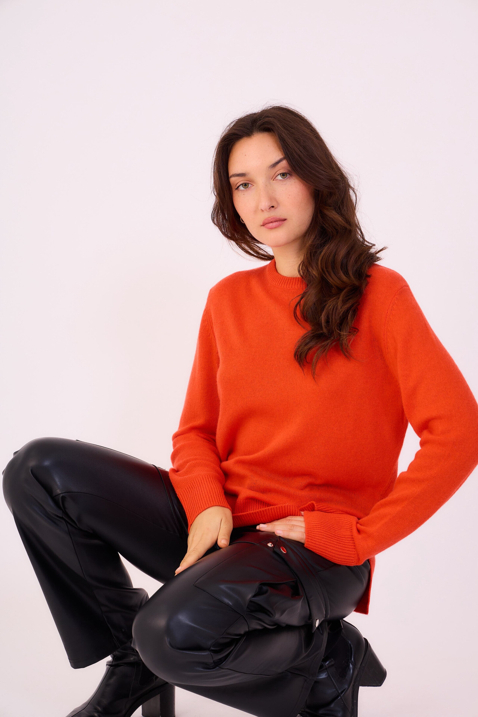 Wholesaler Orice - Cashmere crew-neck sweater