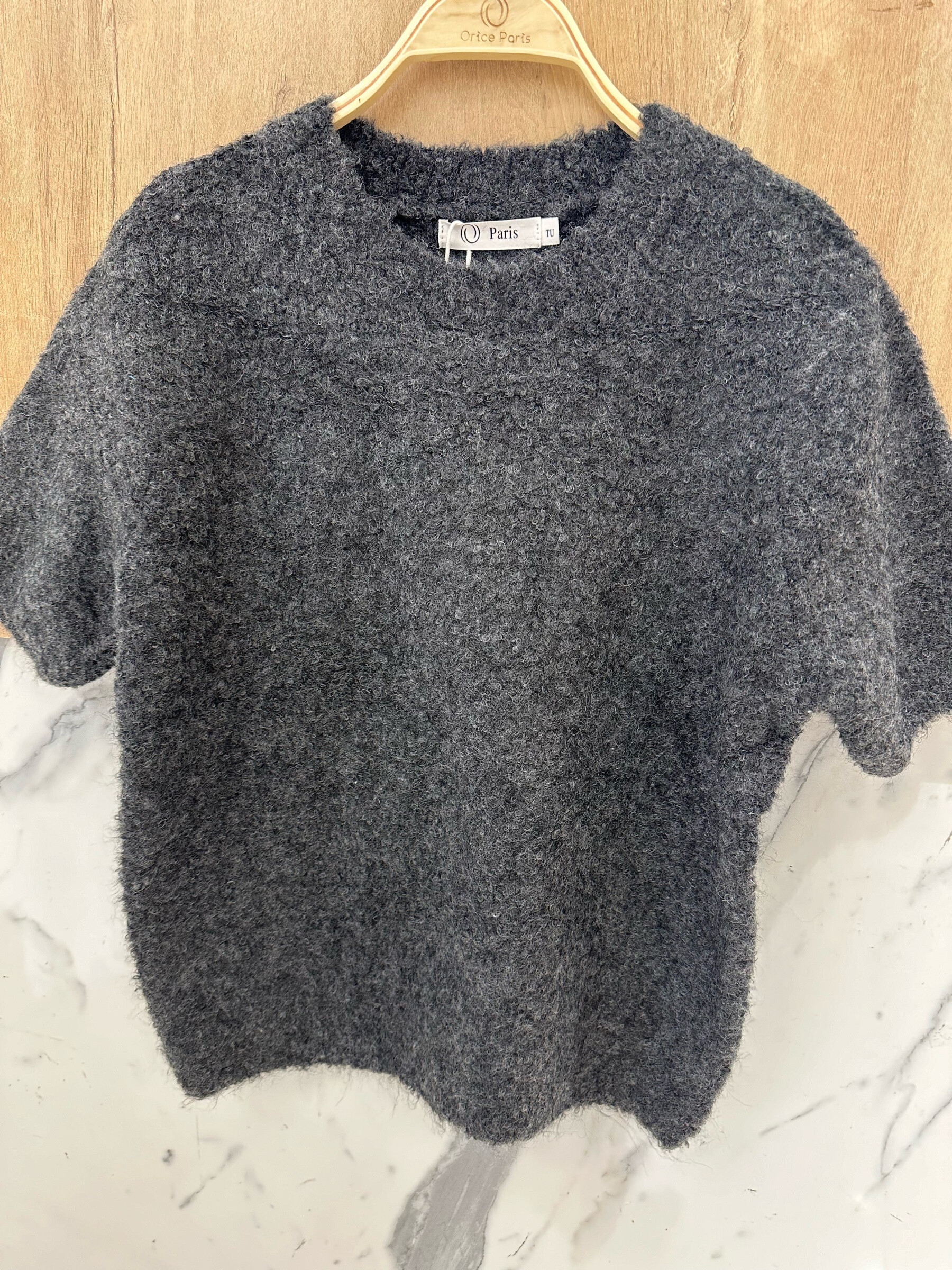 Wholesaler Orice - Short-sleeved knit sweater