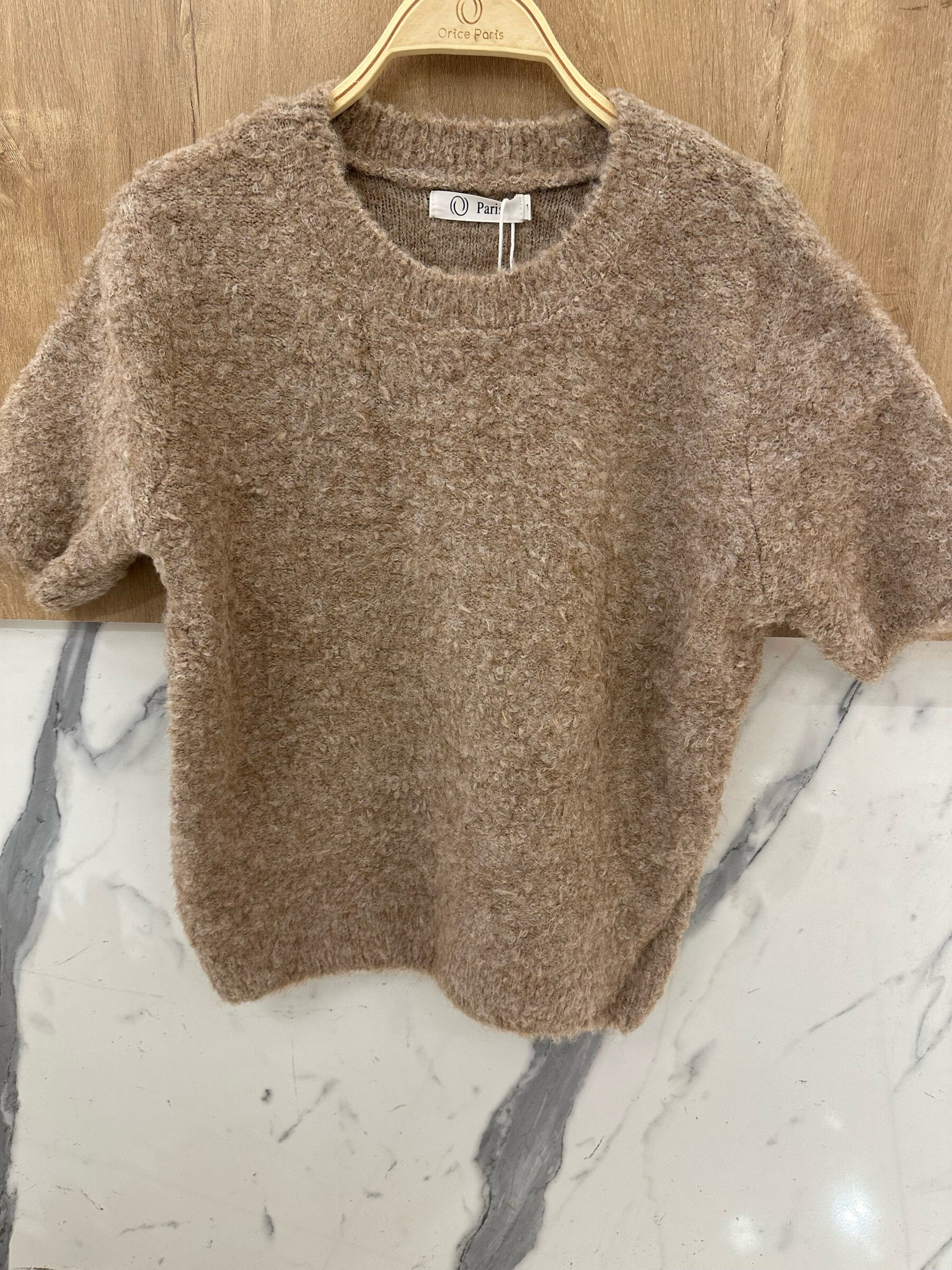 Wholesaler Orice - Short-sleeved knit sweater