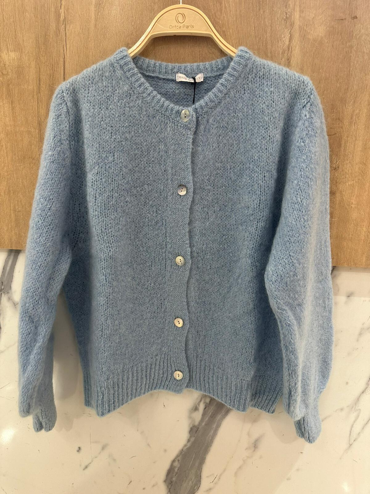 Großhändler Orice - Langärmliger Cardigan aus Mohairstrick