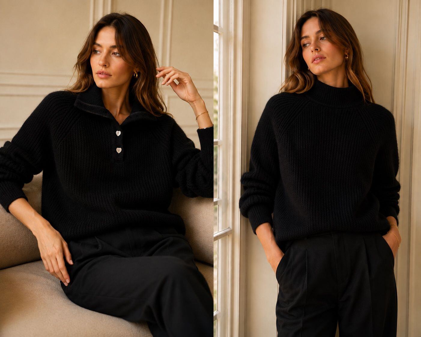 Grossiste Orice - Pull Réversible en Alpaga & Laine