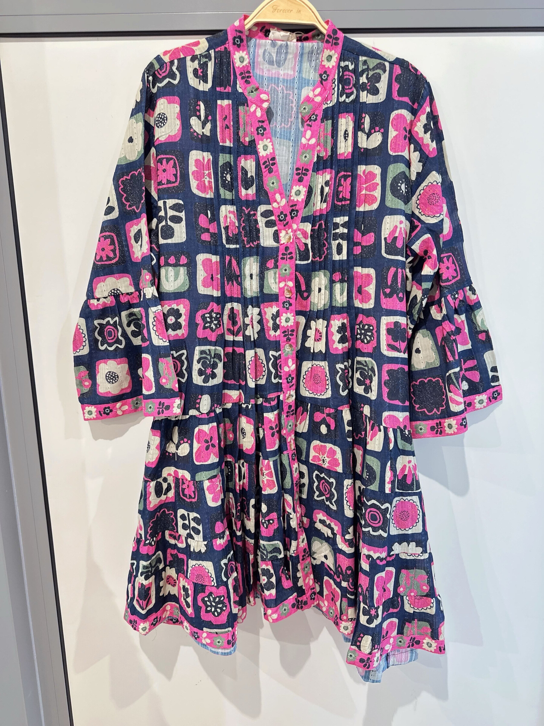 Wholesaler Orice - Cotton midi shirt dress