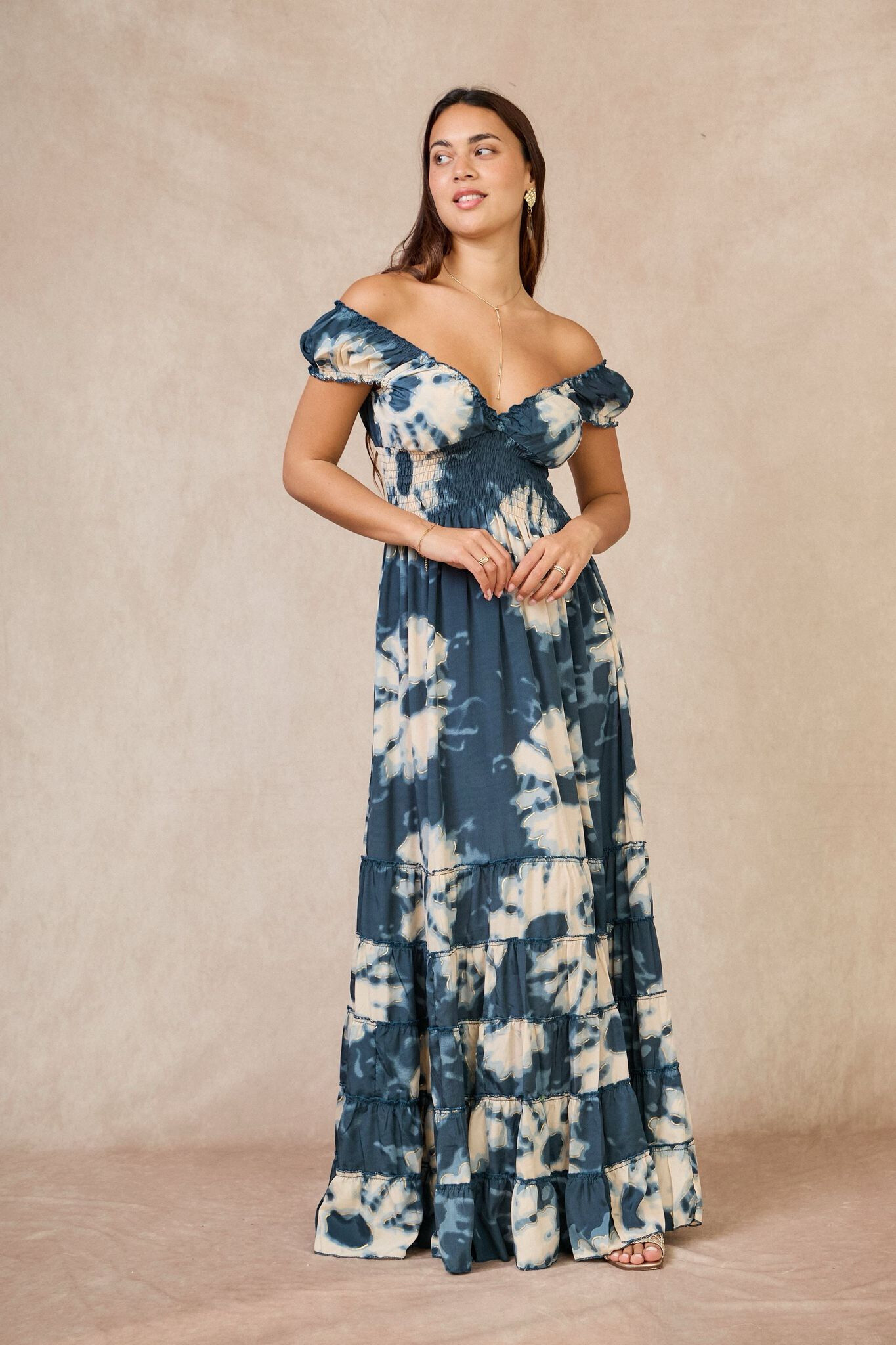 Wholesaler Orice - Printed long dress