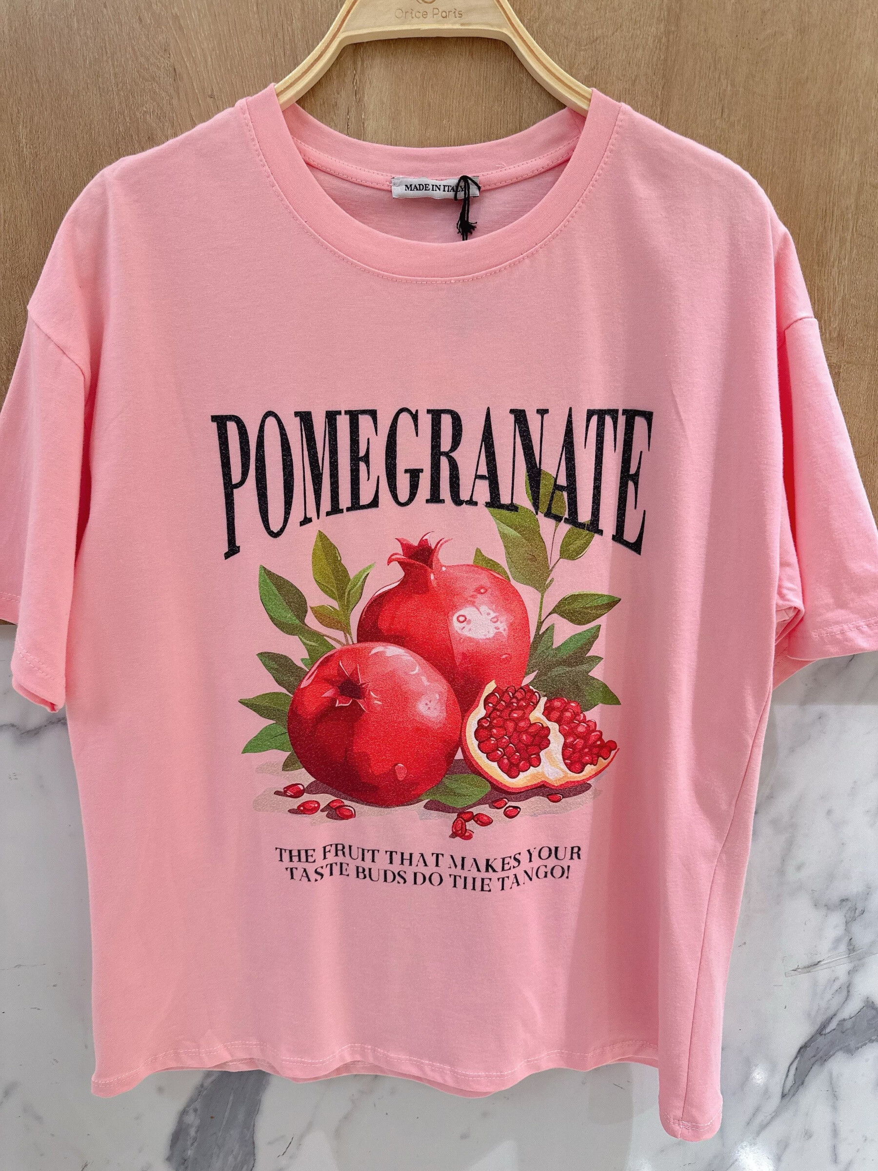 Wholesaler Orice - T-shirt you with white cotton print