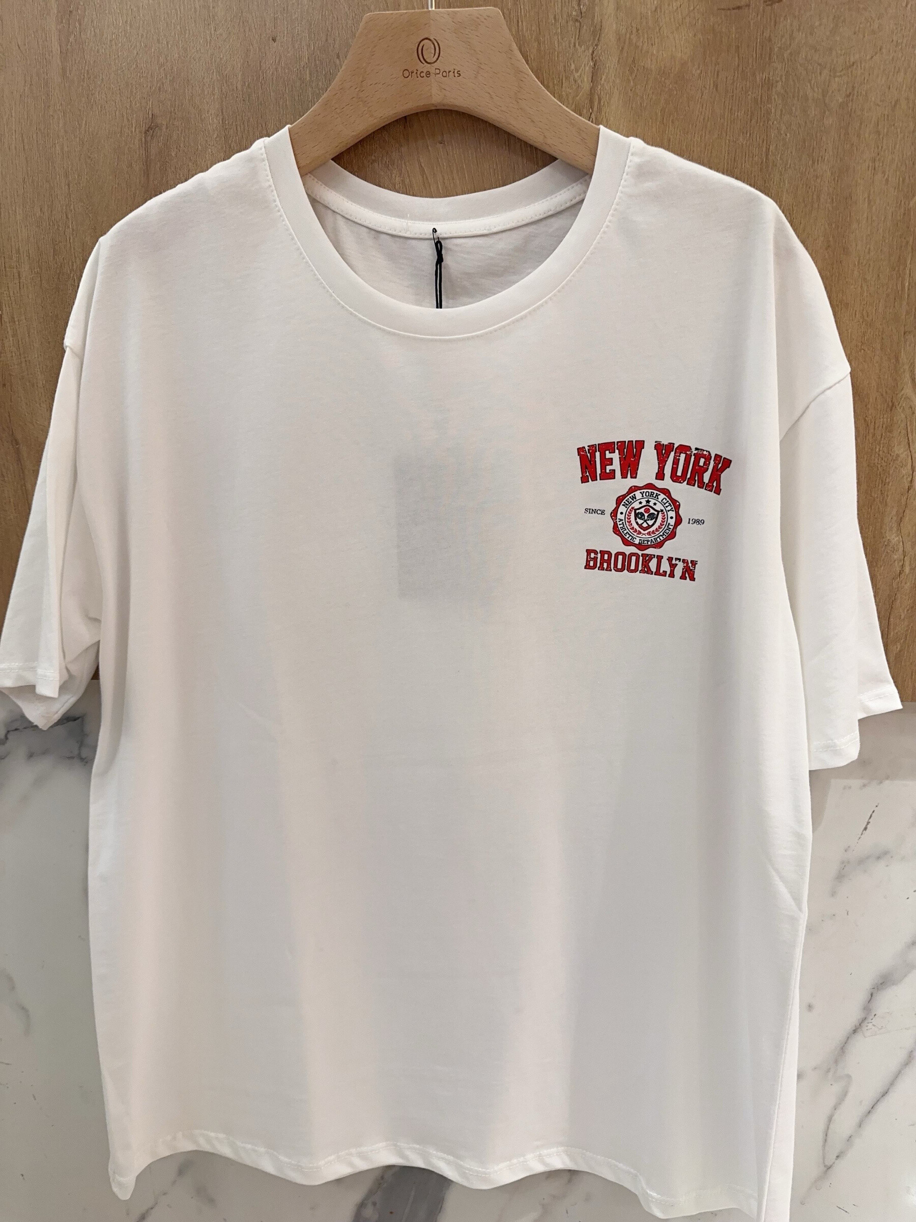 Wholesaler Orice - T-shirt you with dark gray cotton gray segraphy