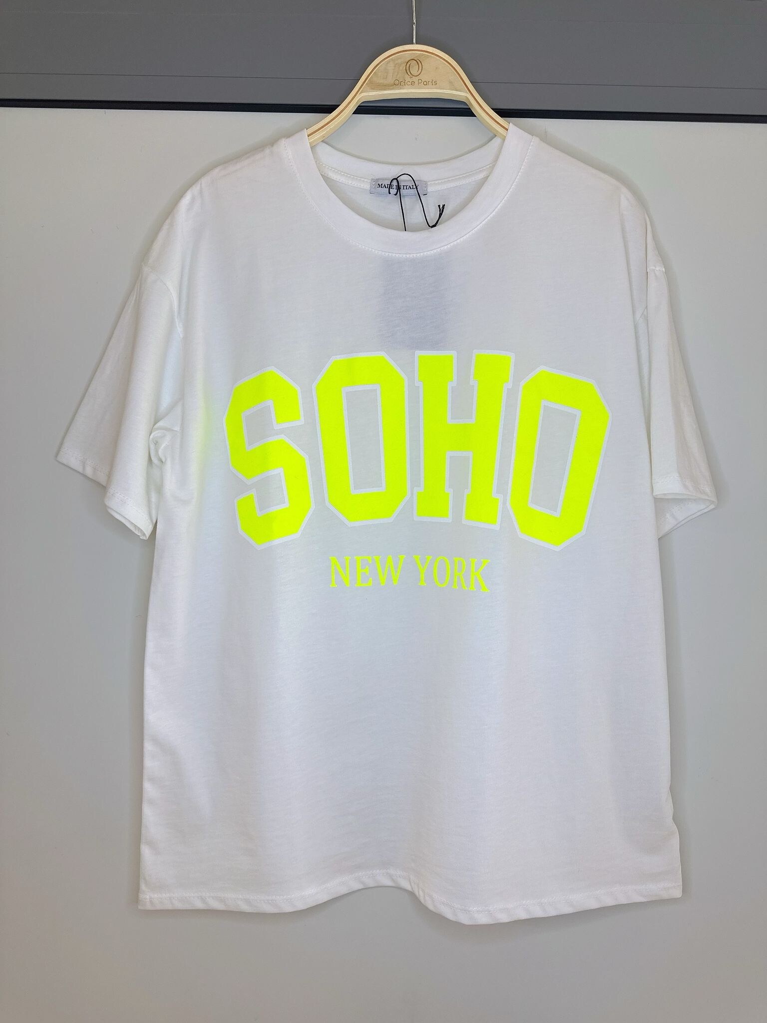 Wholesaler Orice - T-shirt you with white cotton print