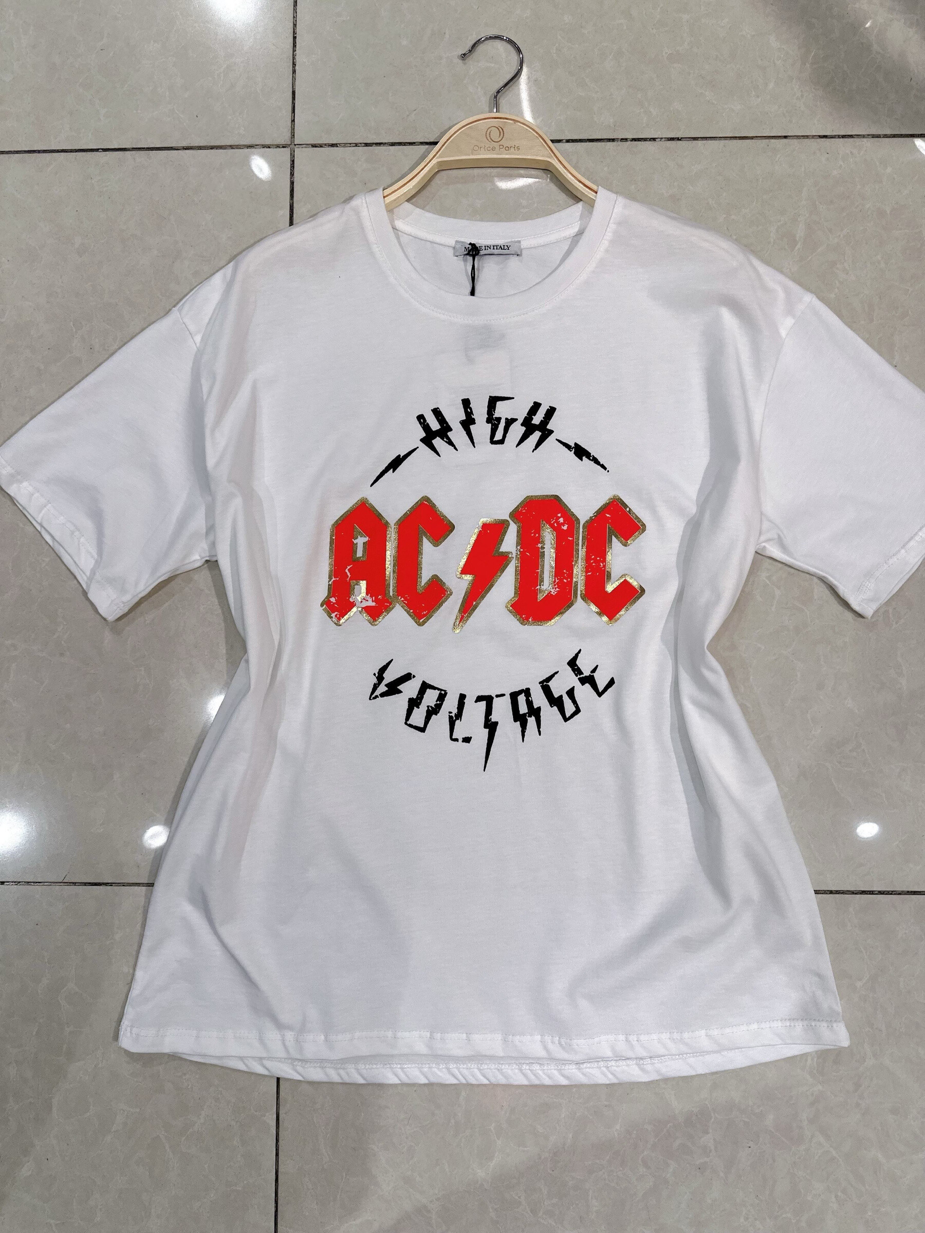 Wholesaler Orice - T-shirt you with white cotton print