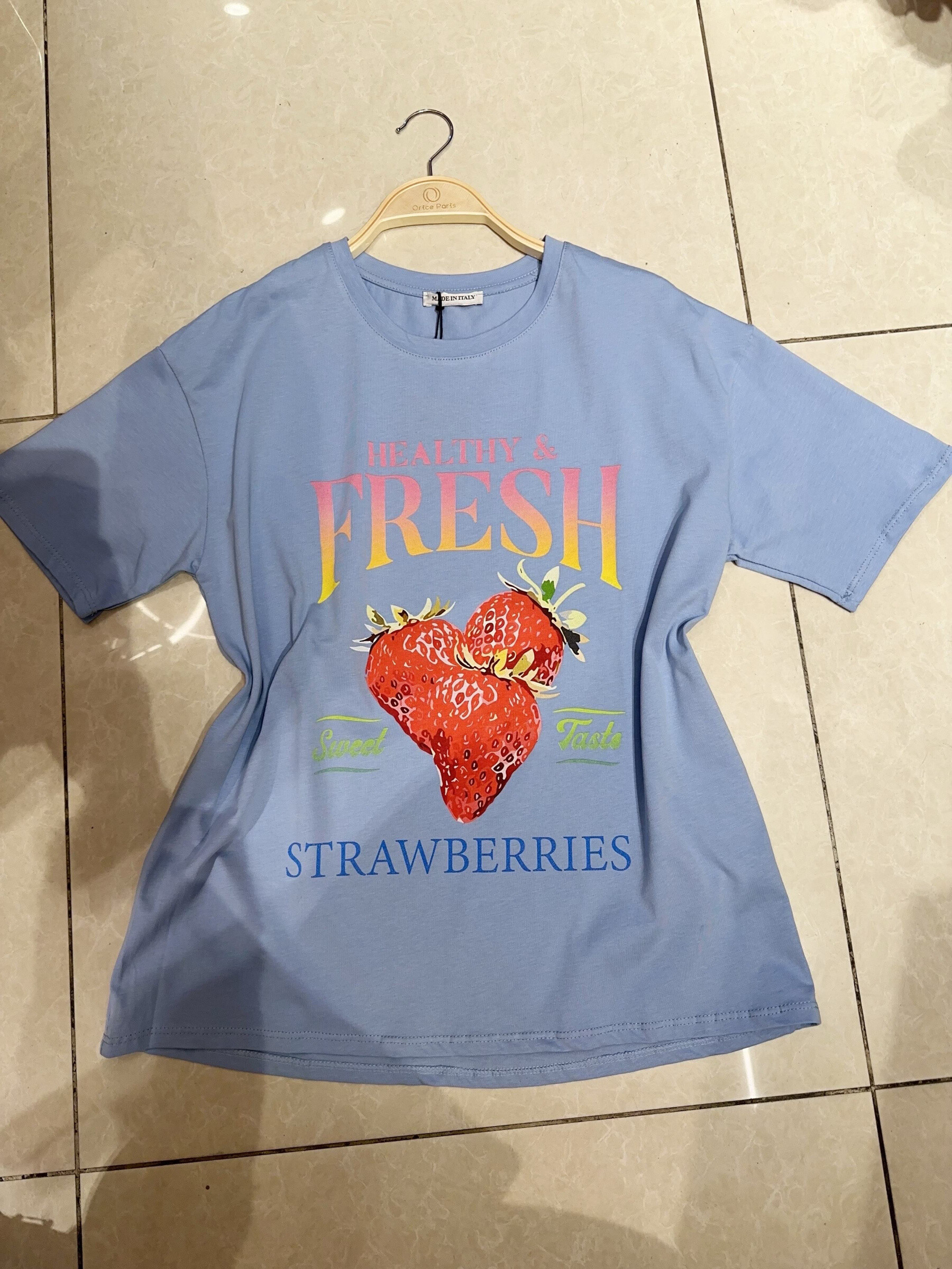 Wholesaler Orice - T-shirt you with white cotton print