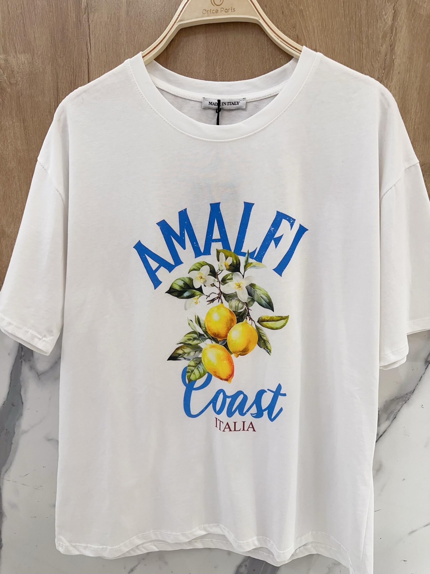 Wholesaler Orice - T-shirt you with white cotton print