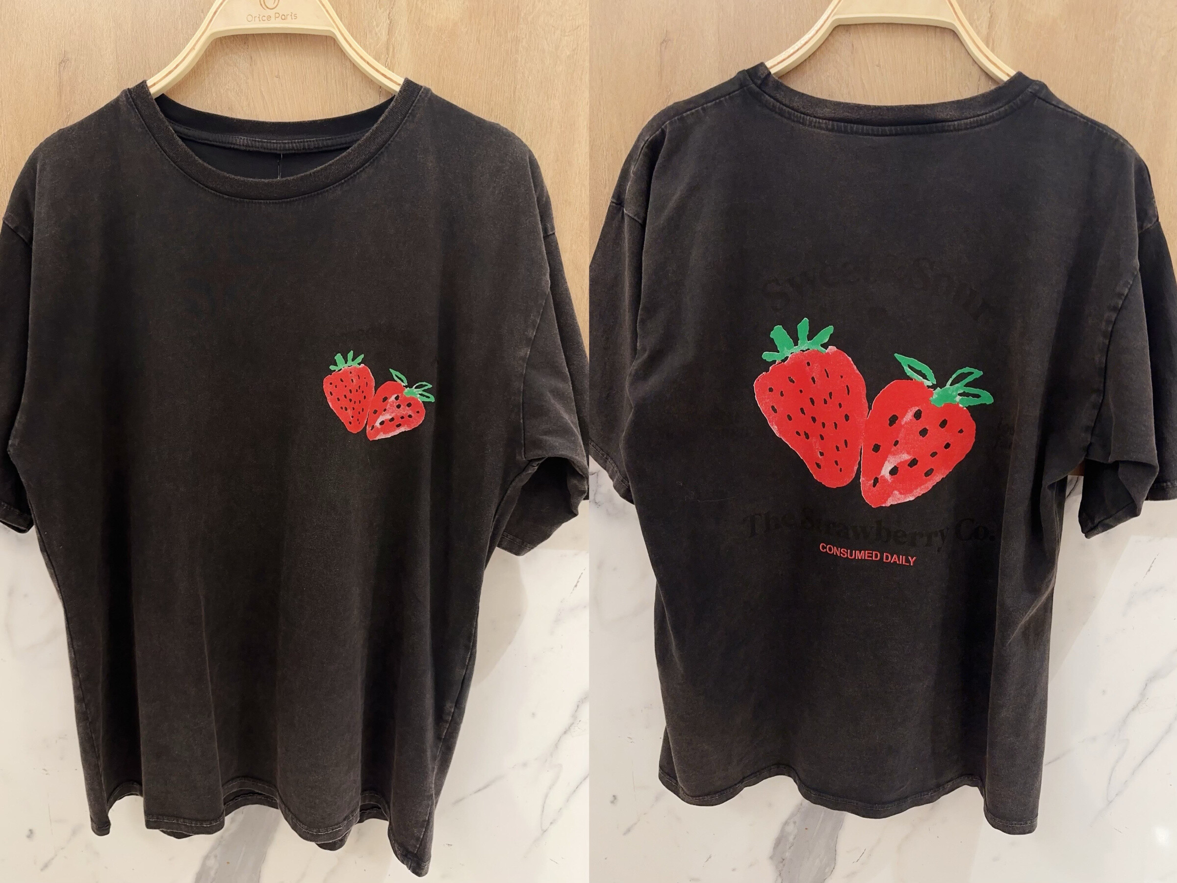 Wholesaler Orice - Short sleeve t-shirt with strawberry print