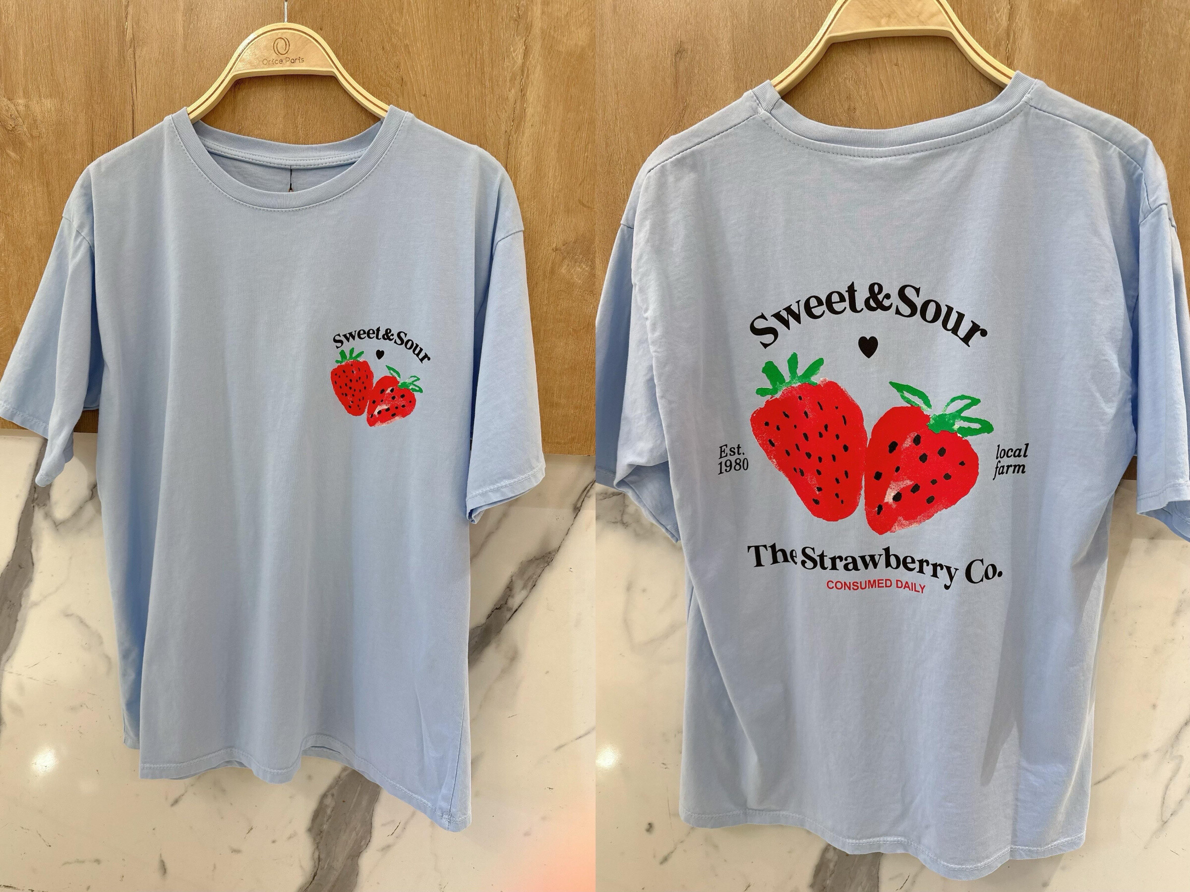 Wholesaler Orice - Short sleeve t-shirt with strawberry print
