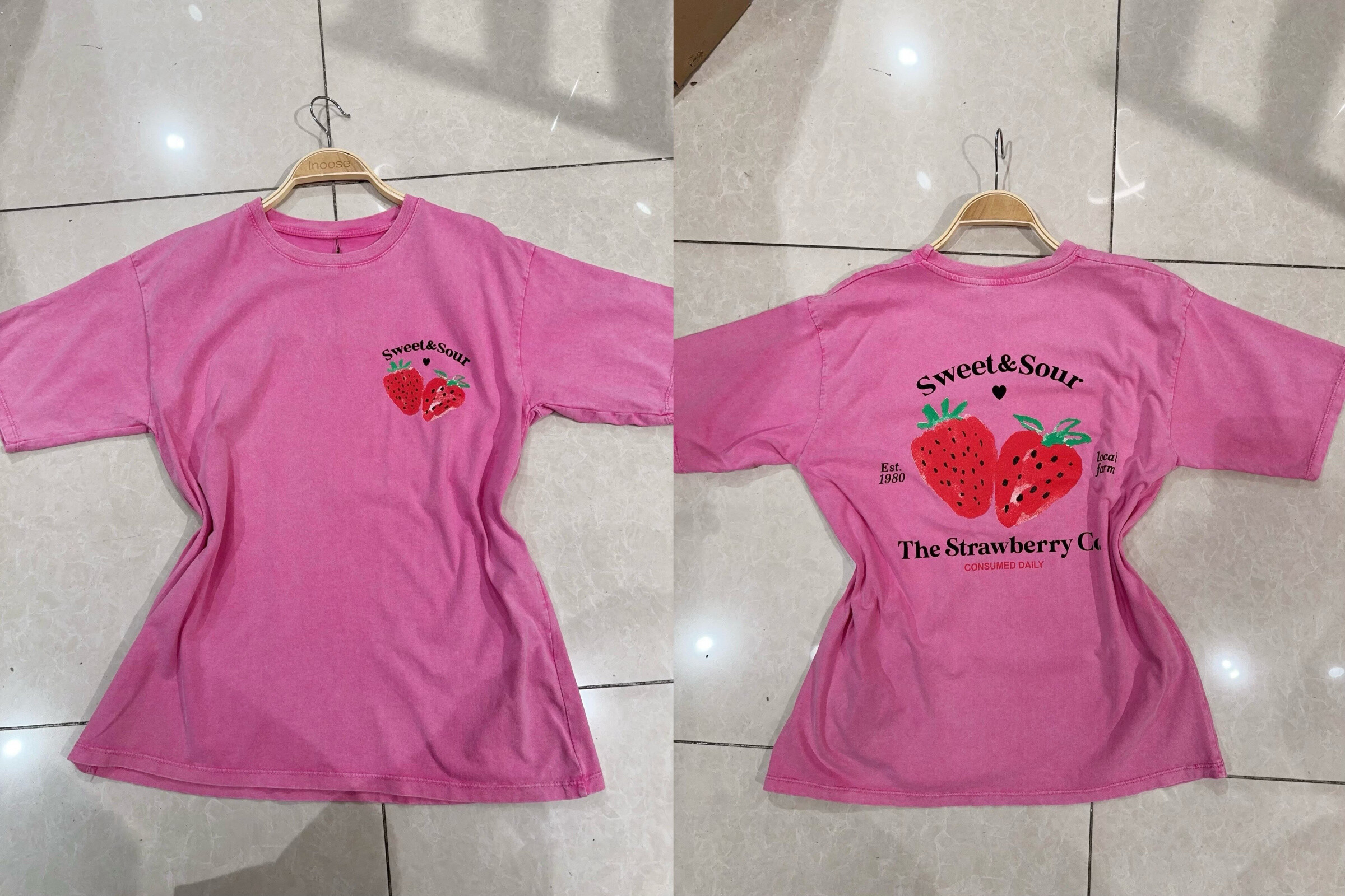 Wholesaler Orice - Short sleeve t-shirt with strawberry print