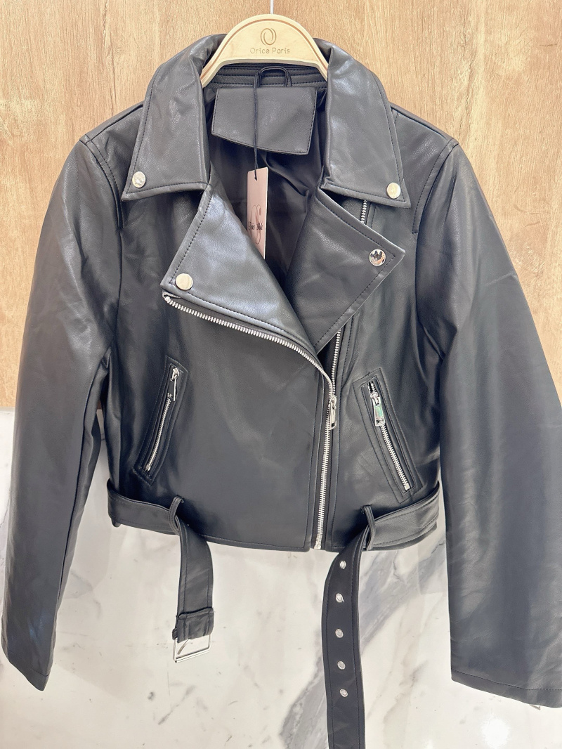 Grossiste Orice - Perfecto en similicuir noir
