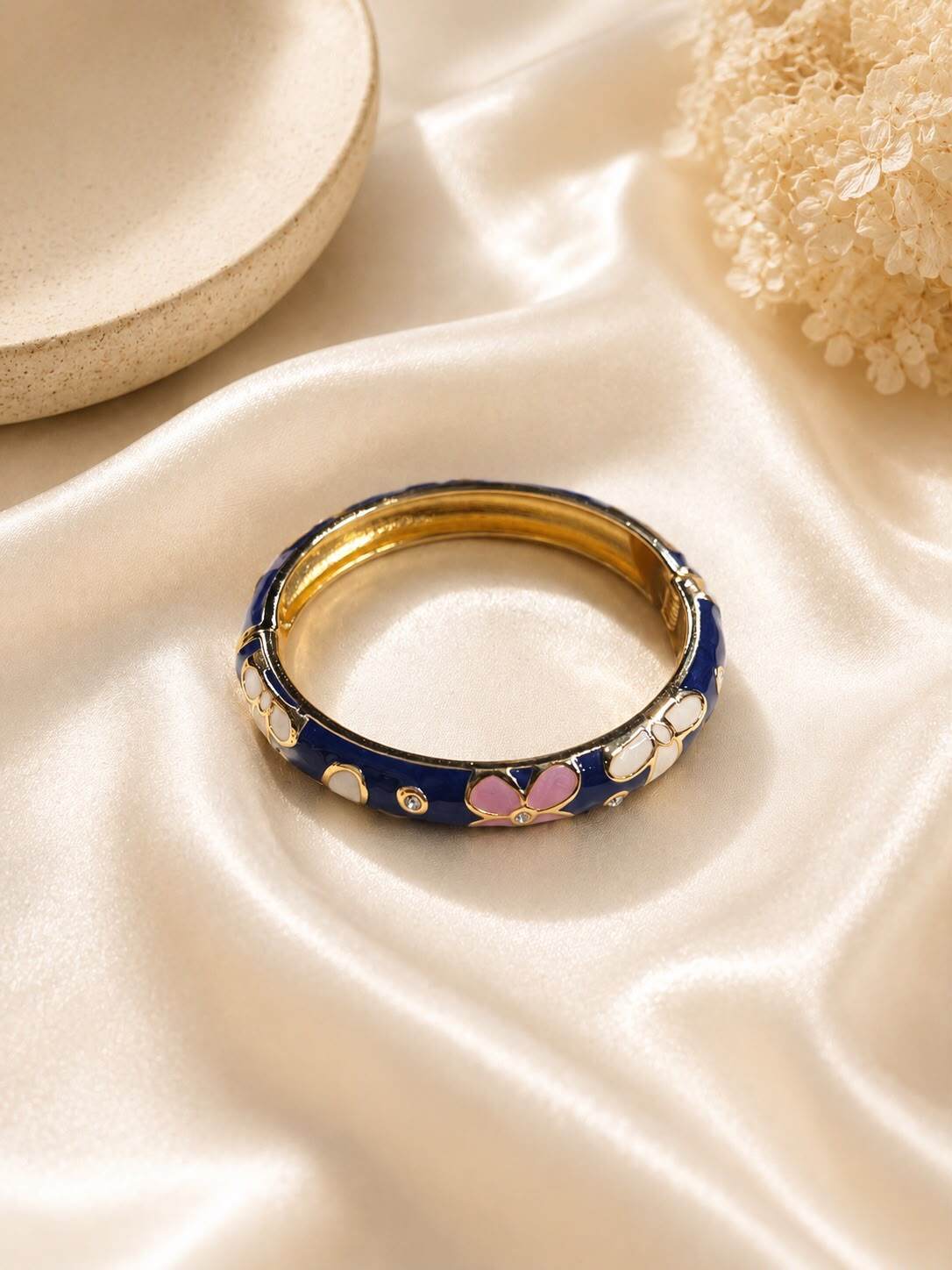 Wholesaler Orient Express - Colorful Thai brass bangle bracelet