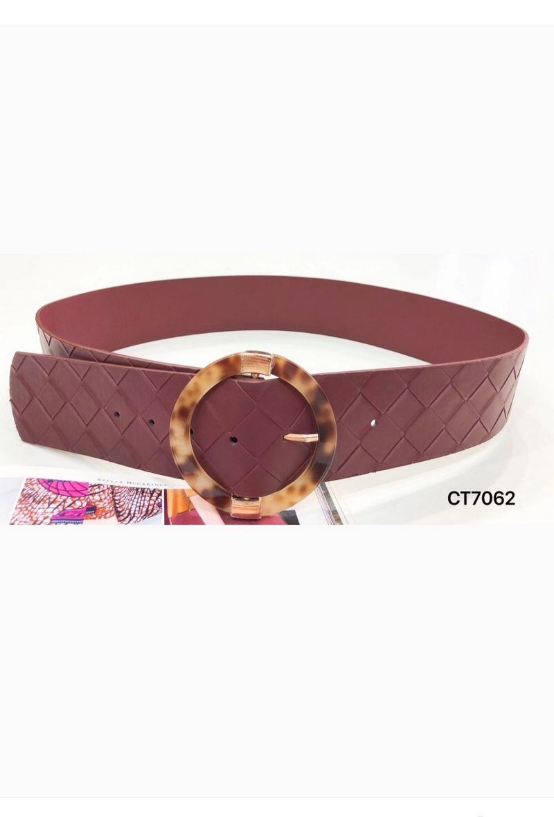 Grossiste ORIENT&CO - Ceinture élastique avec boucle metal