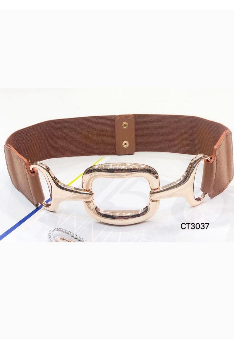 Grossiste ORIENT&CO - Ceinture élastique avec boucle metal