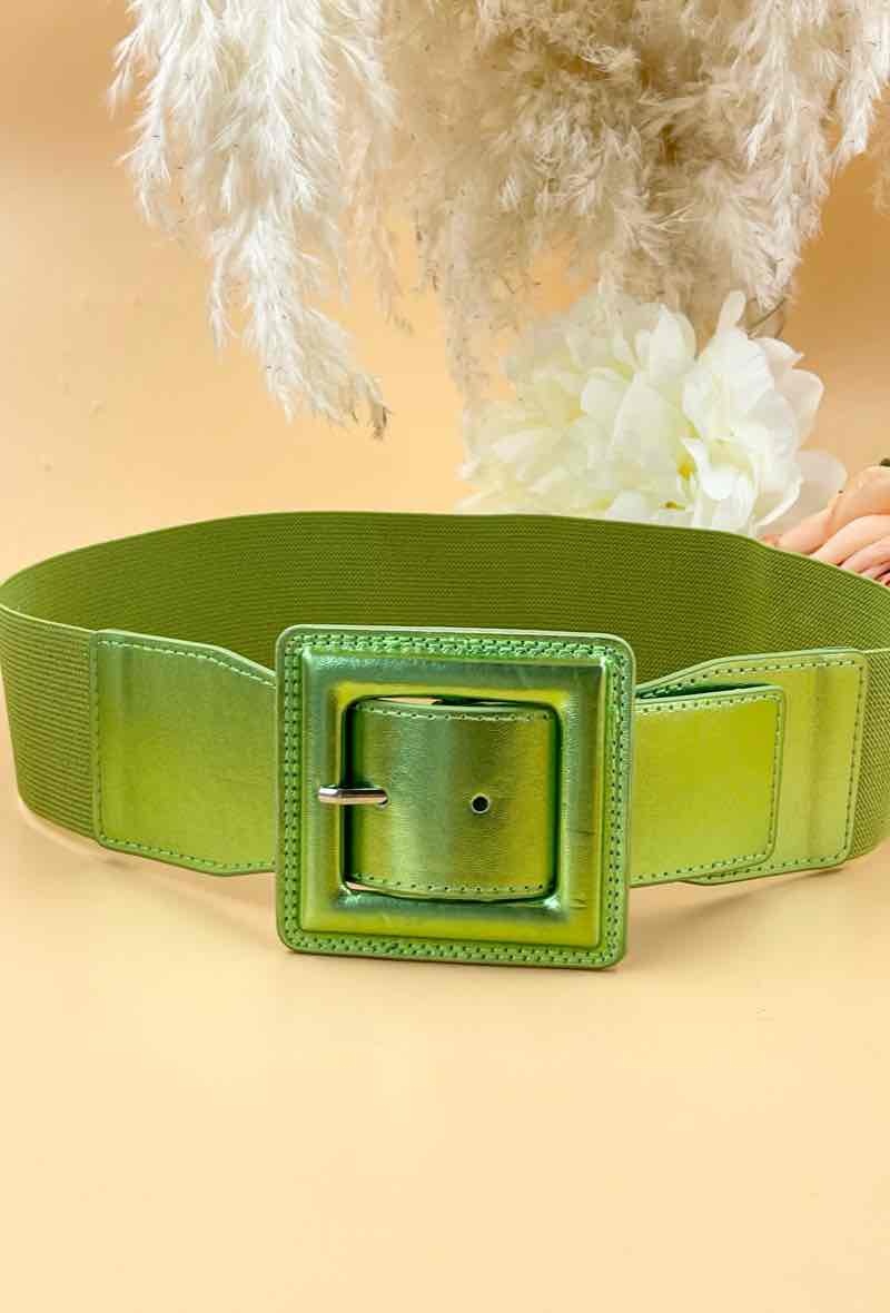 Grossiste ORIENT&CO - Ceinture élastique boucle irisée