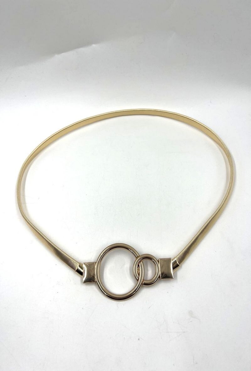 Grossiste ORIENT&CO - Ceinture élastique fine 100% metal