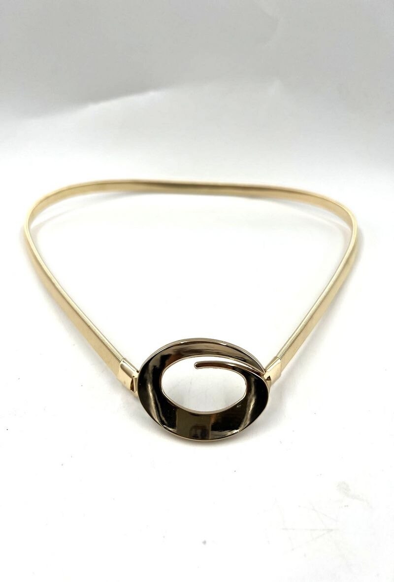 Grossiste ORIENT&CO - Ceinture élastique fine 100% metal