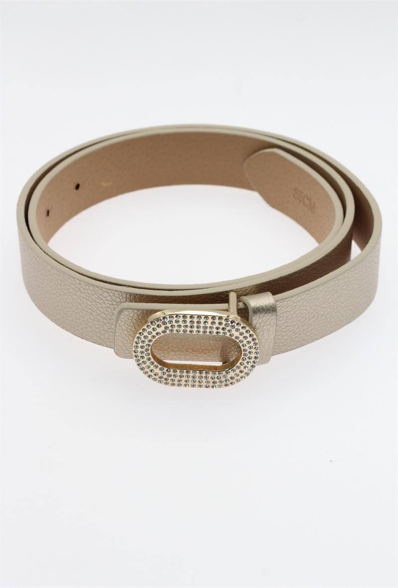 Grossista ORIENT OUTLET - CINTURA IN PU CON FIBBIA METALLICA
