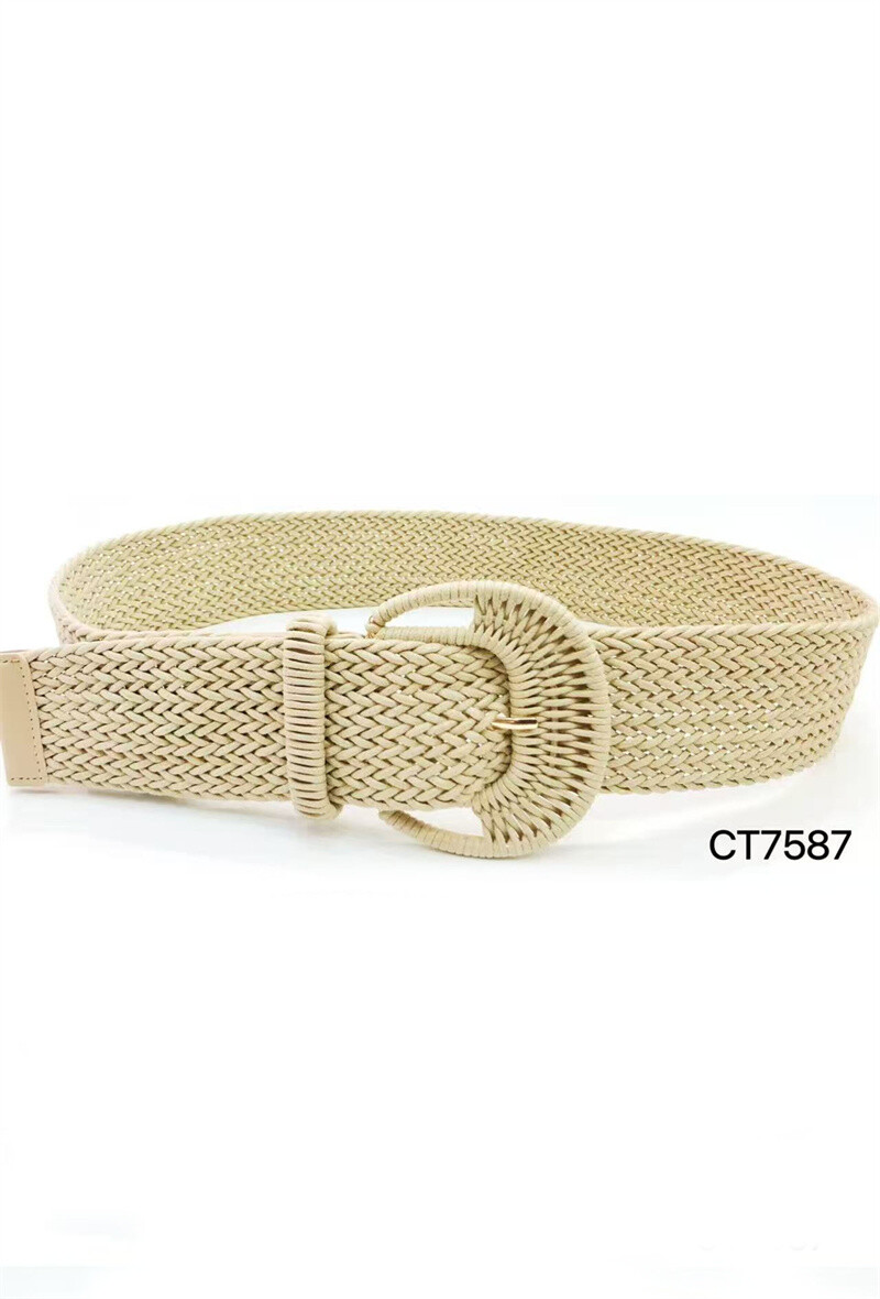 Grossiste ORIENT&CO - Ceinture élastique raphia