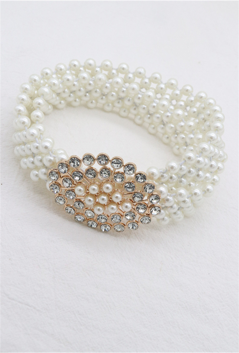 Wholesaler ORIENT&CO - Women's stretch pearl belt