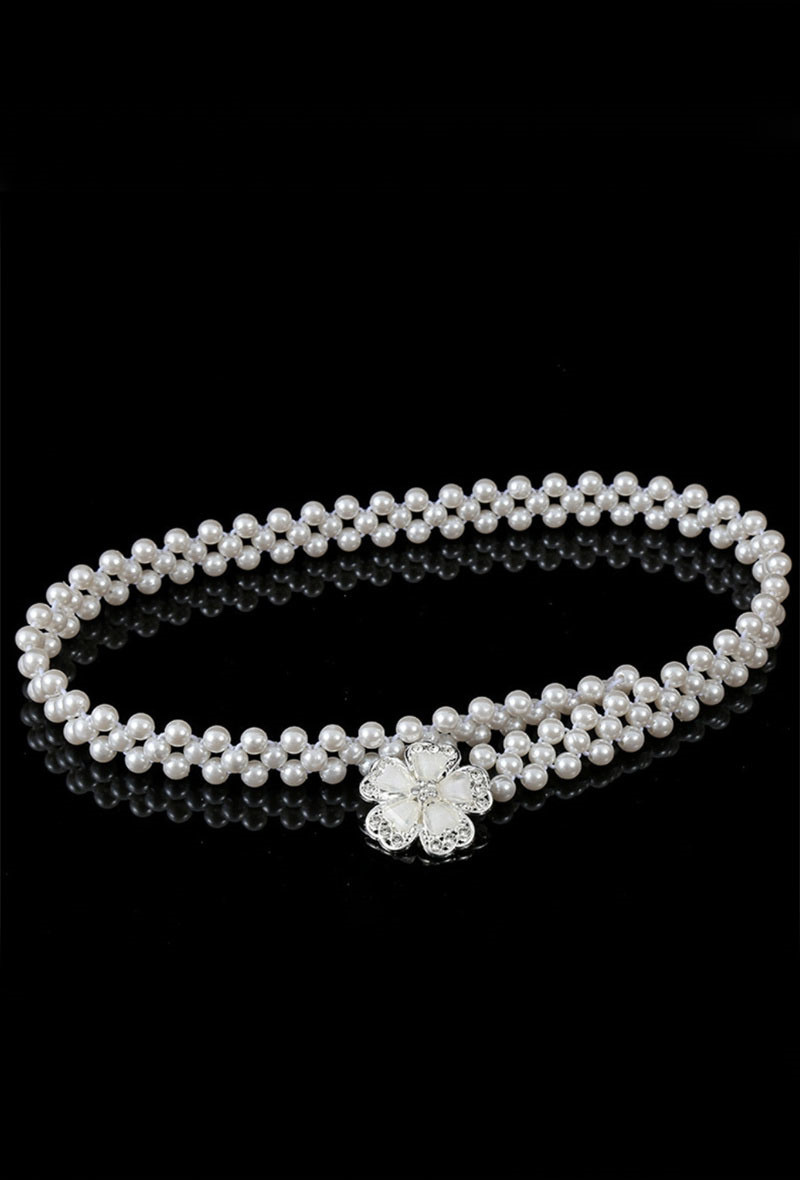 Wholesaler ORIENT&CO - Women's Stretch Pearl Belt