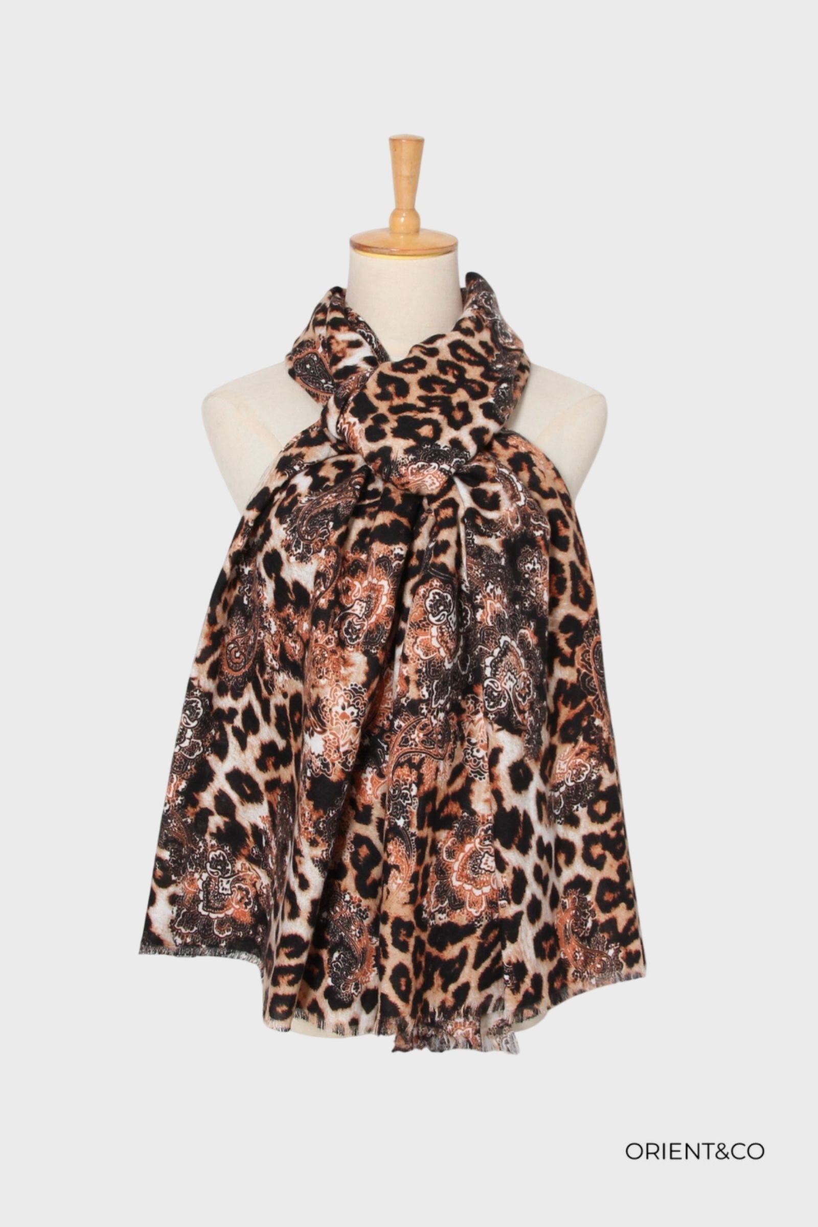 Grossiste ORIENT&CO - ECHARPE IMPRIME LEOPARD