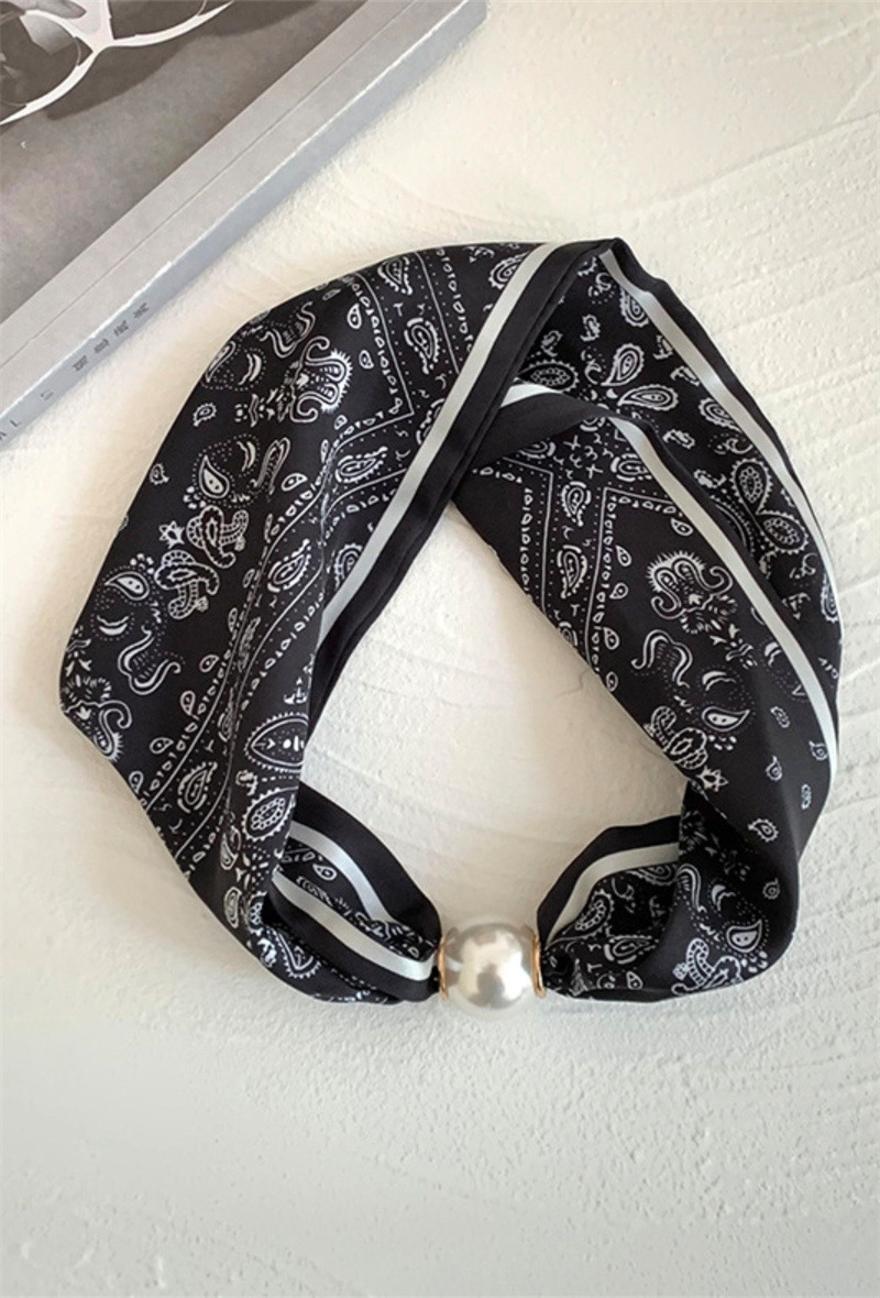 Grossista ORIENT&CO - Foulard con stampa di perle