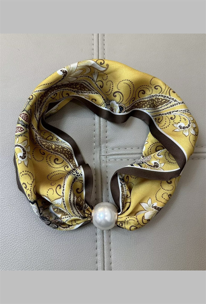 Grossista ORIENT&CO - Foulard con stampa di perle