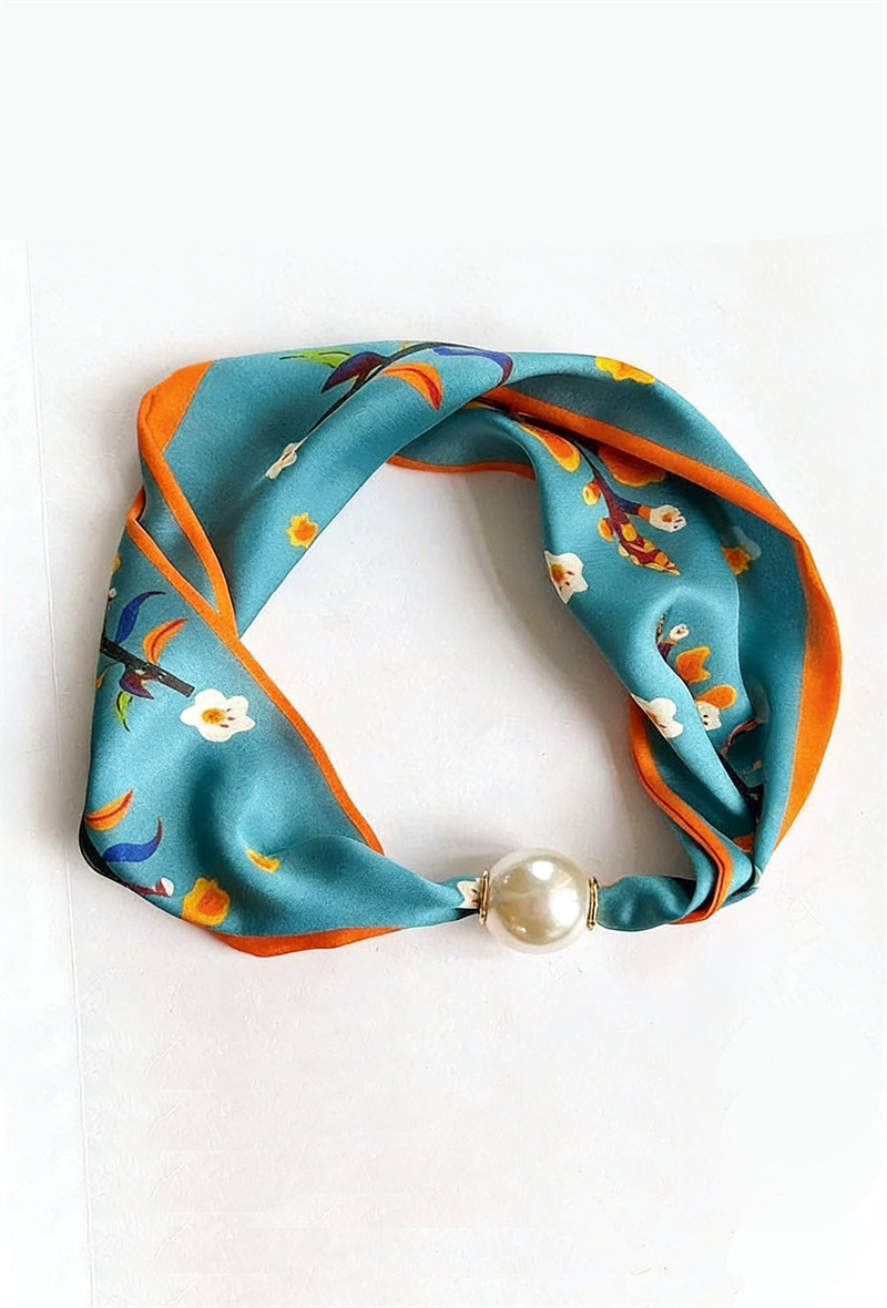 Grossista ORIENT&CO - Foulard con stampa di perle