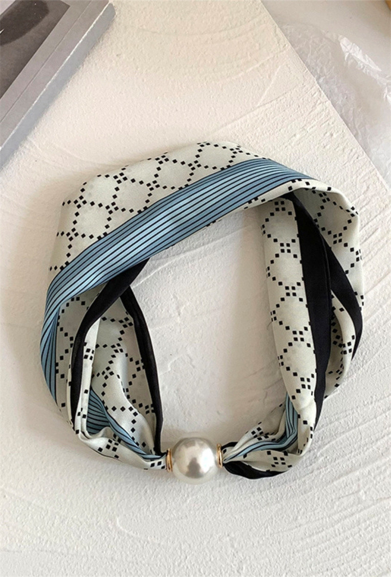 Grossista ORIENT&CO - Foulard con stampa di perle