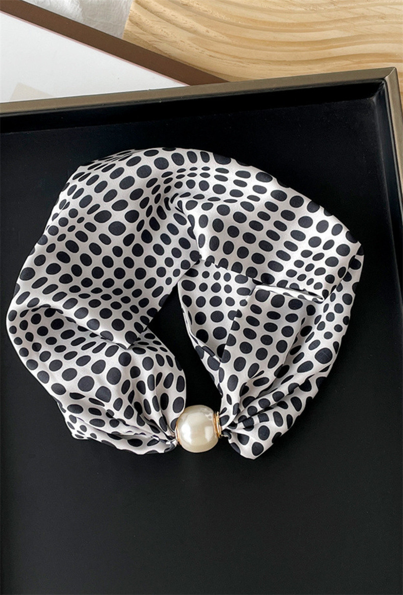Grossista ORIENT&CO - Foulard con stampa di perle