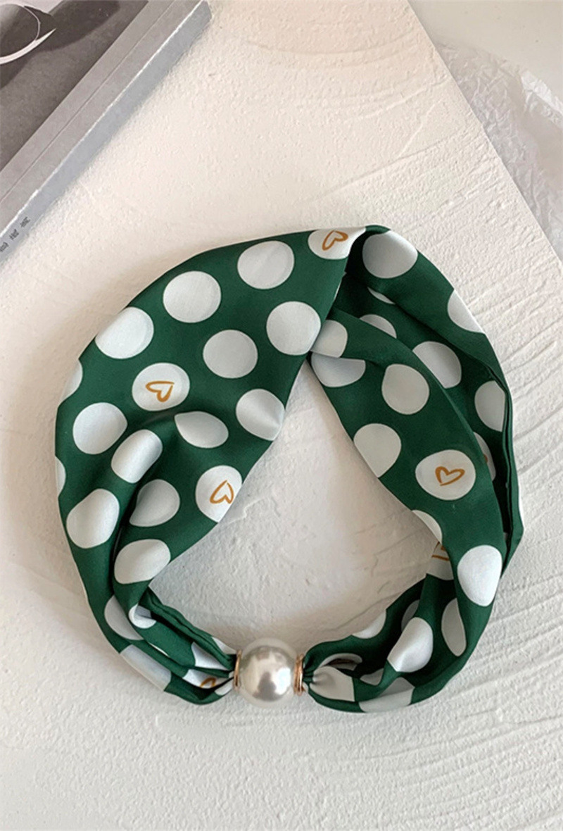 Grossista ORIENT&CO - Foulard con stampa di perle