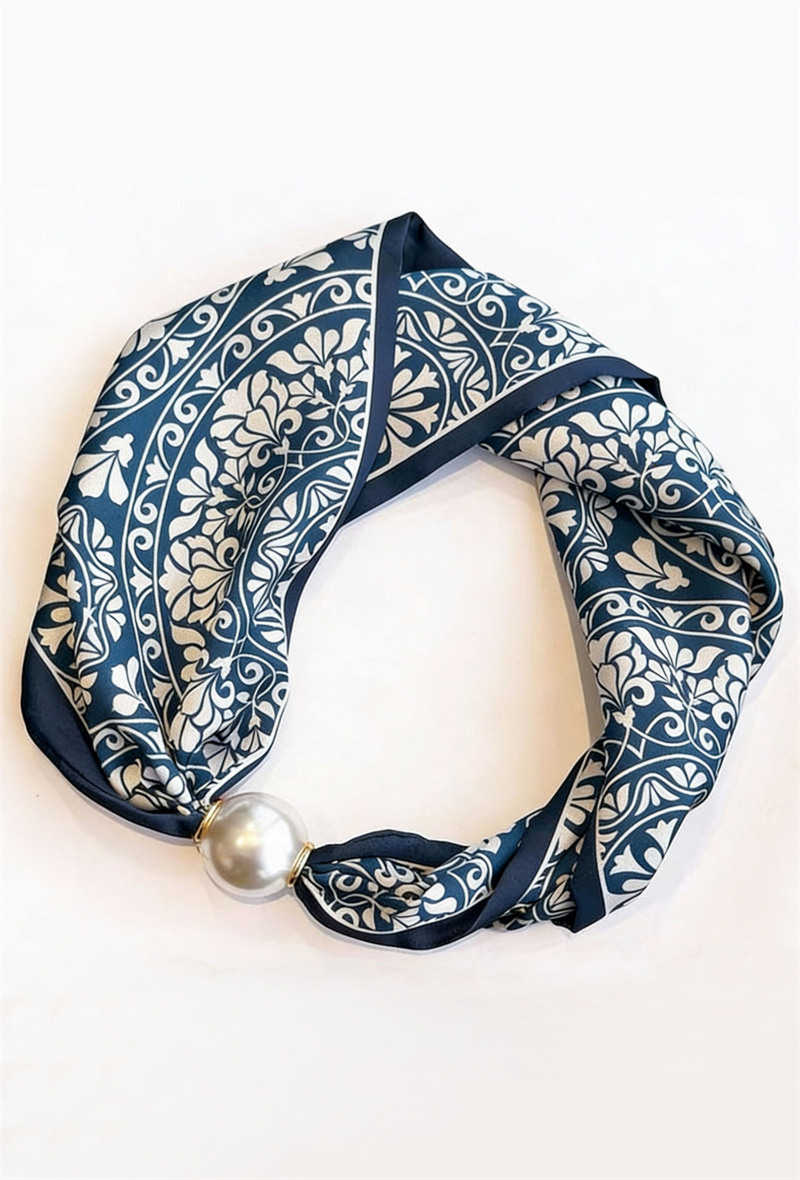 Grossista ORIENT&CO - Foulard con stampa di perle