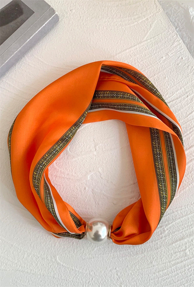 Grossista ORIENT&CO - Foulard con stampa di perle
