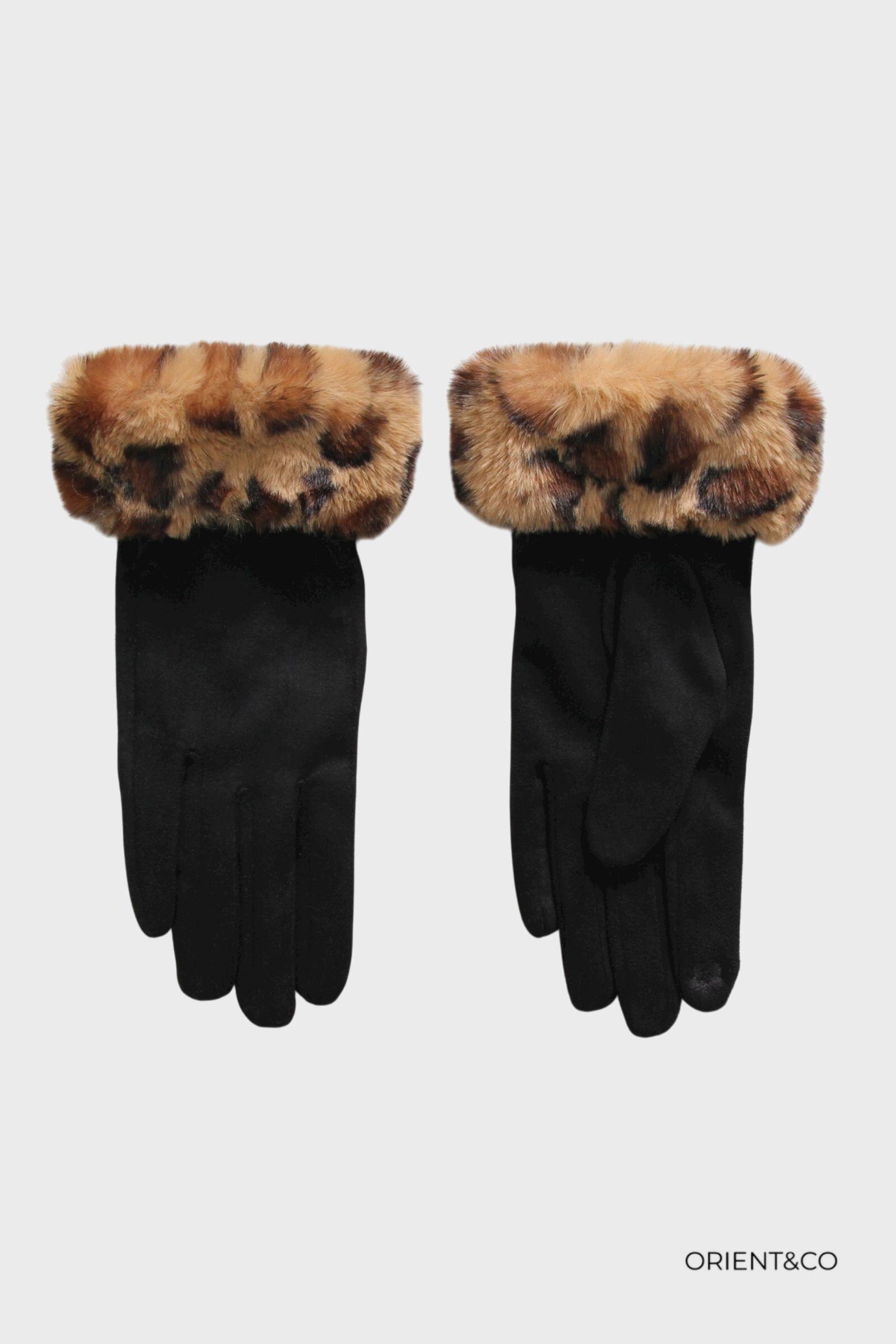 Grossiste ORIENT&CO - GANT FOURRURE LEOPARD